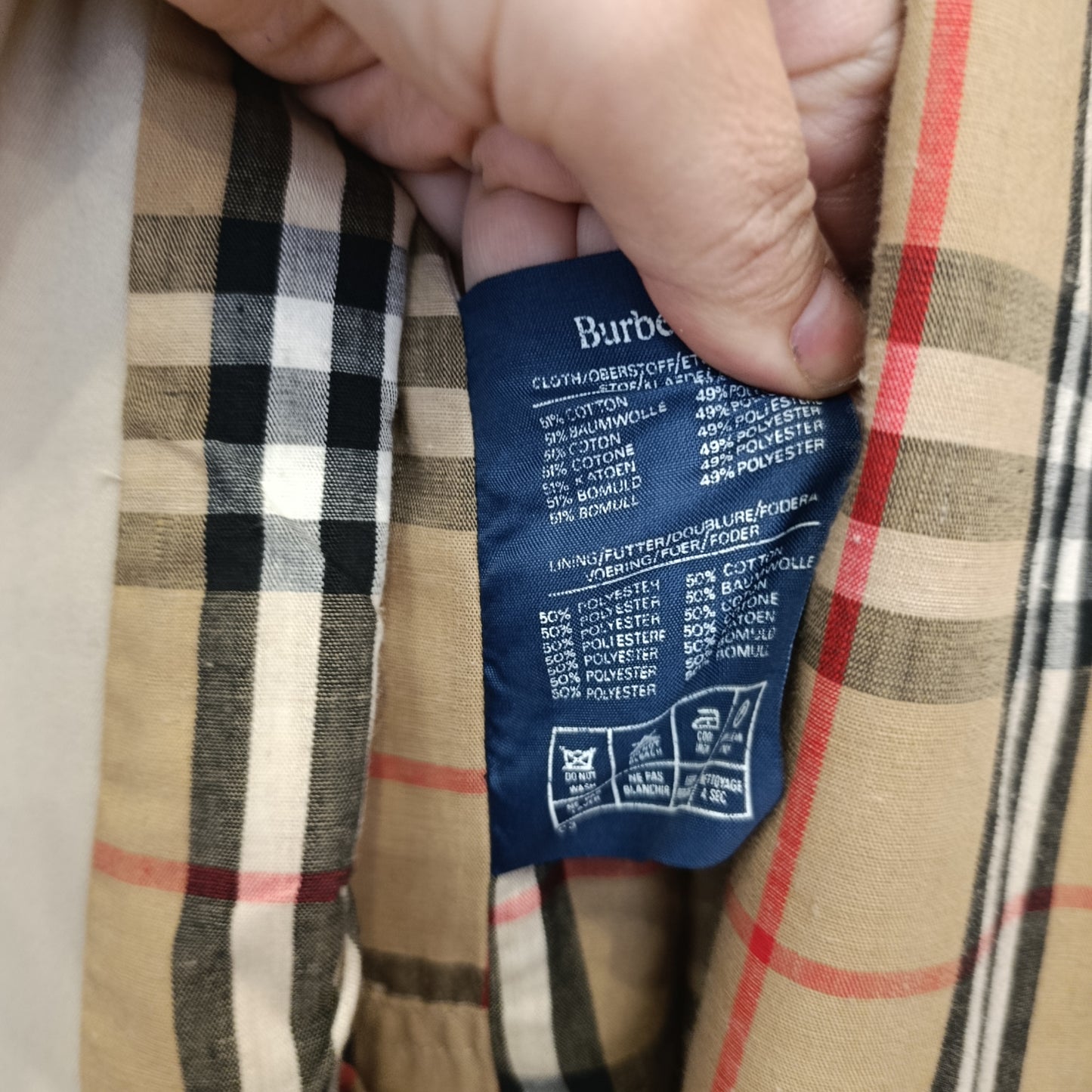Trench Burberry vintage tg M/L