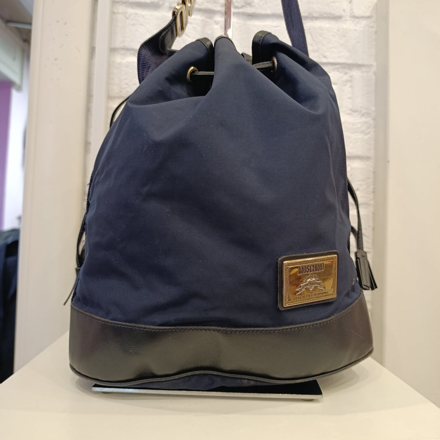 Secchiello vintage Moschino redwall