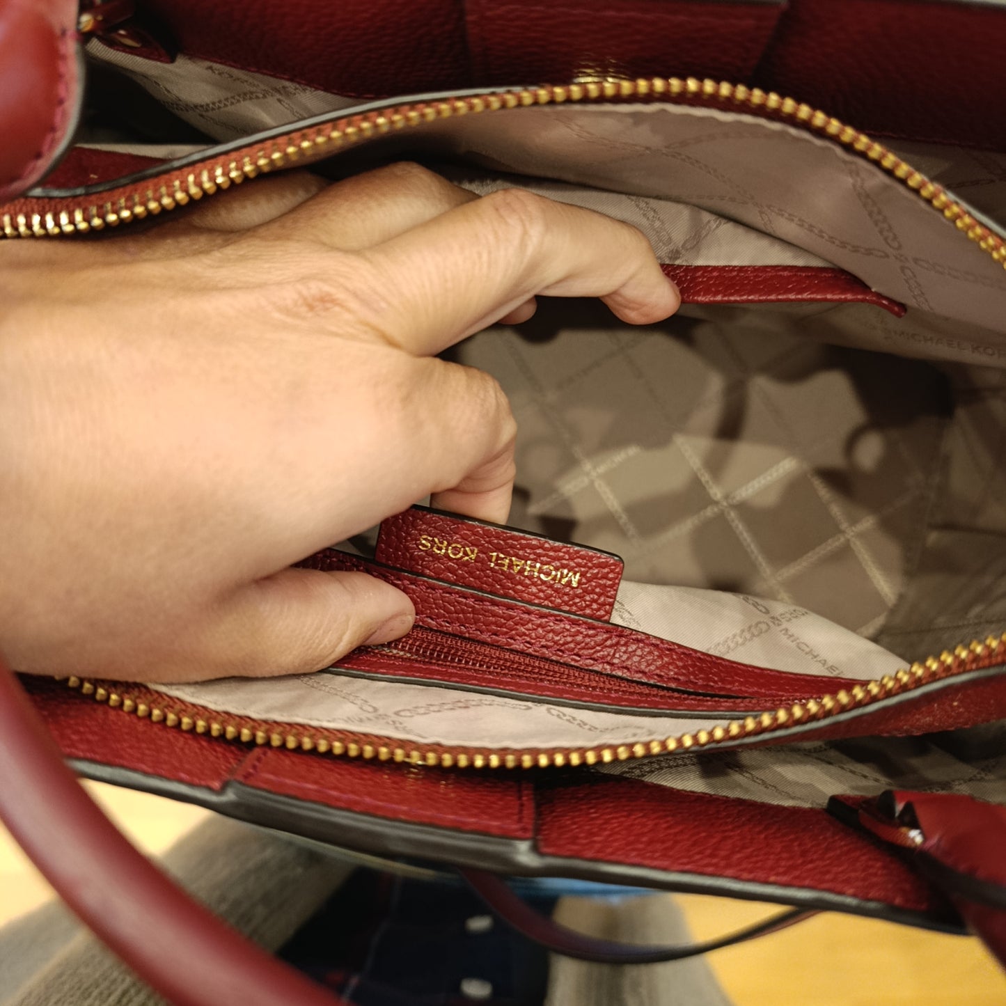 Borsa Michael Kors bordeaux