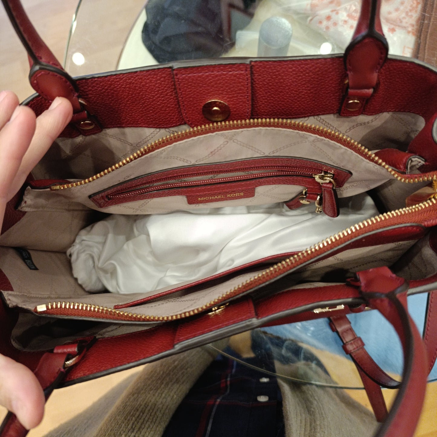 Borsa Michael Kors bordeaux