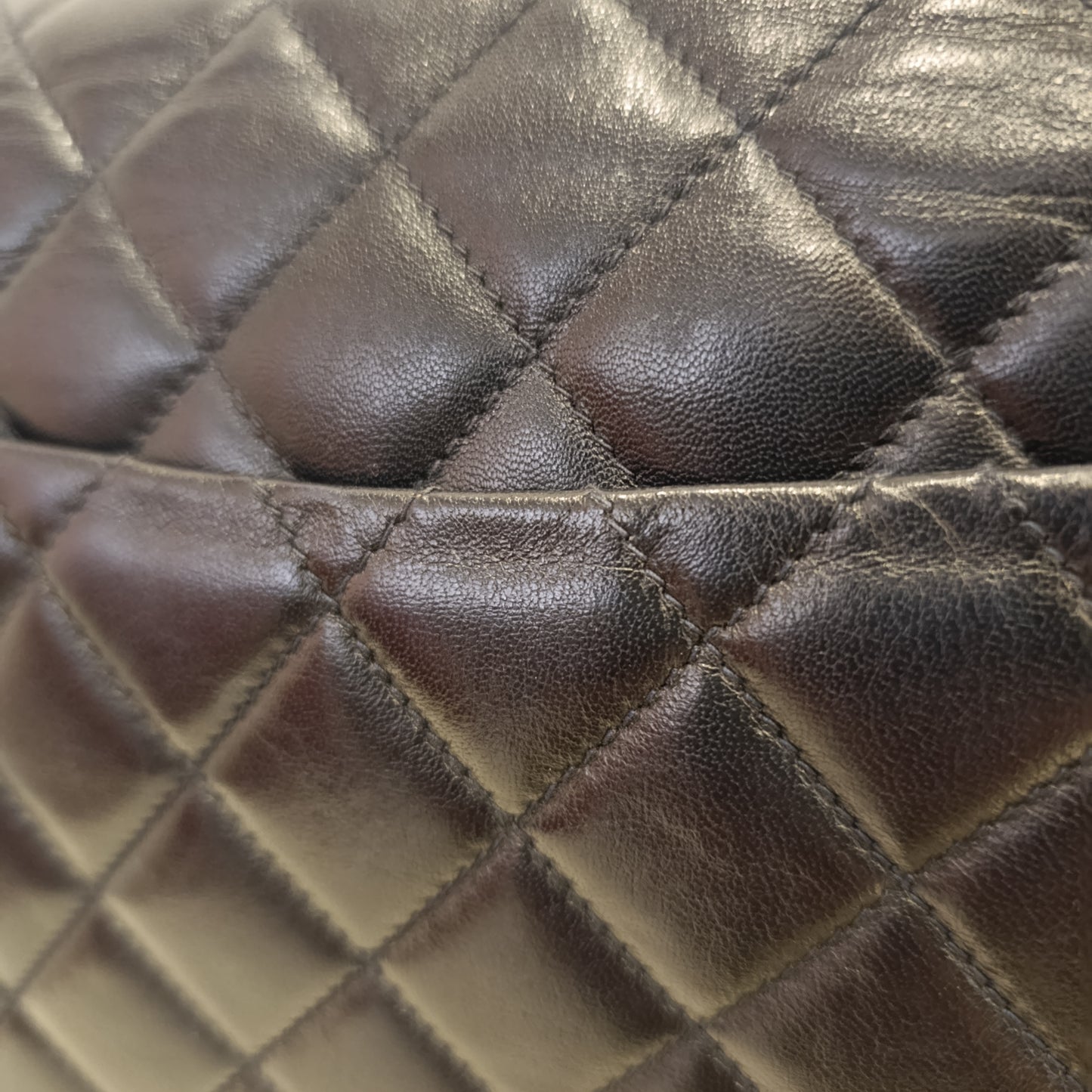 Borsa Chanel vintage blu notte