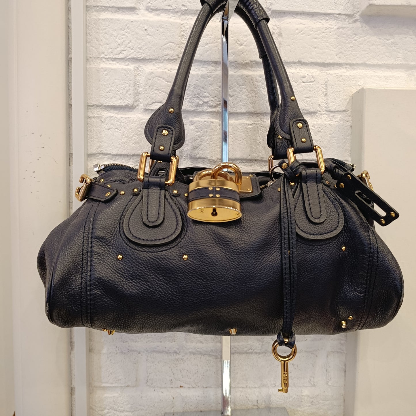 Borsa Chloé paddington bag blu
