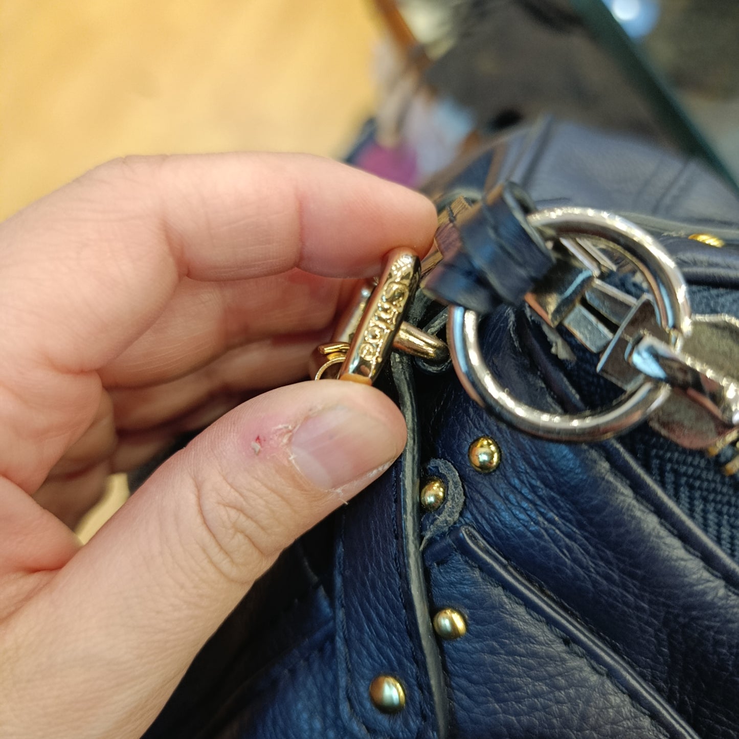 Borsa Chloé paddington bag blu