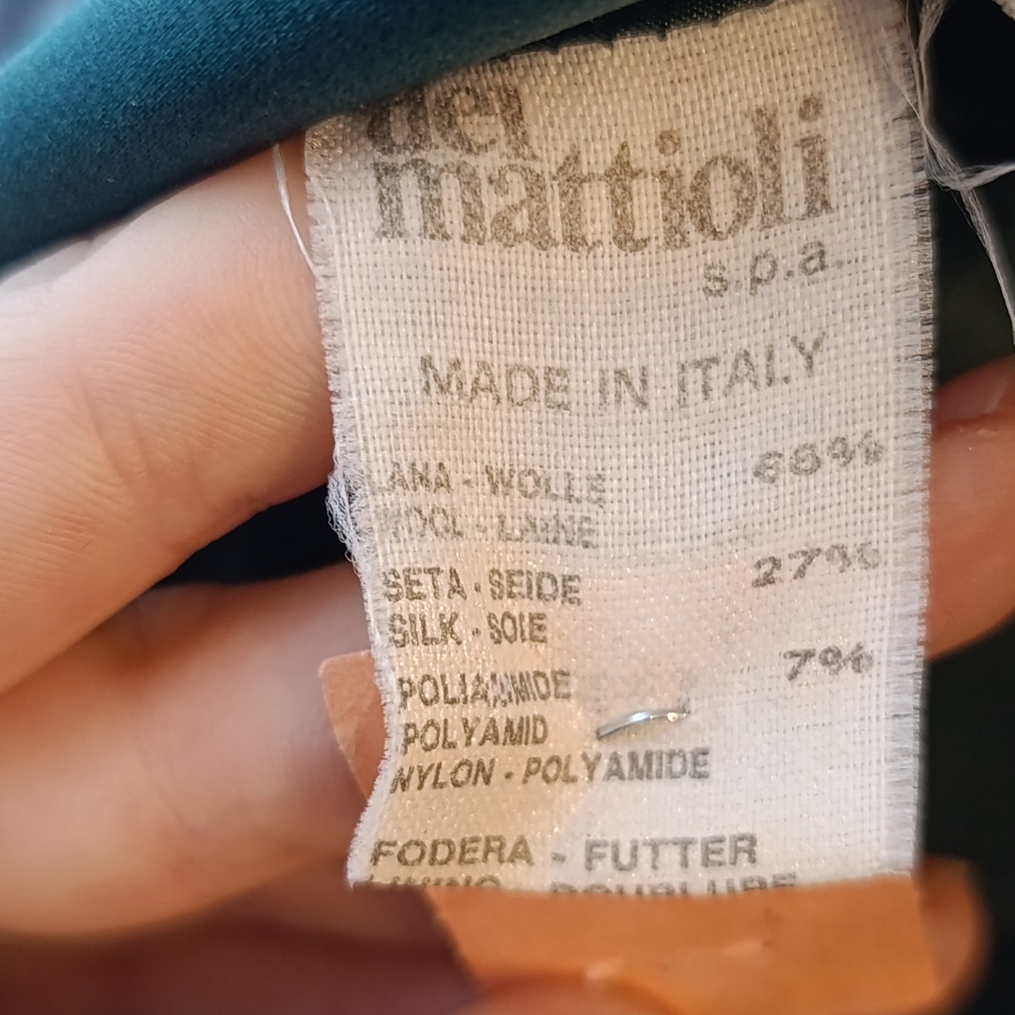 Blazer vintage Gianfranco Ferrè verde tg 42