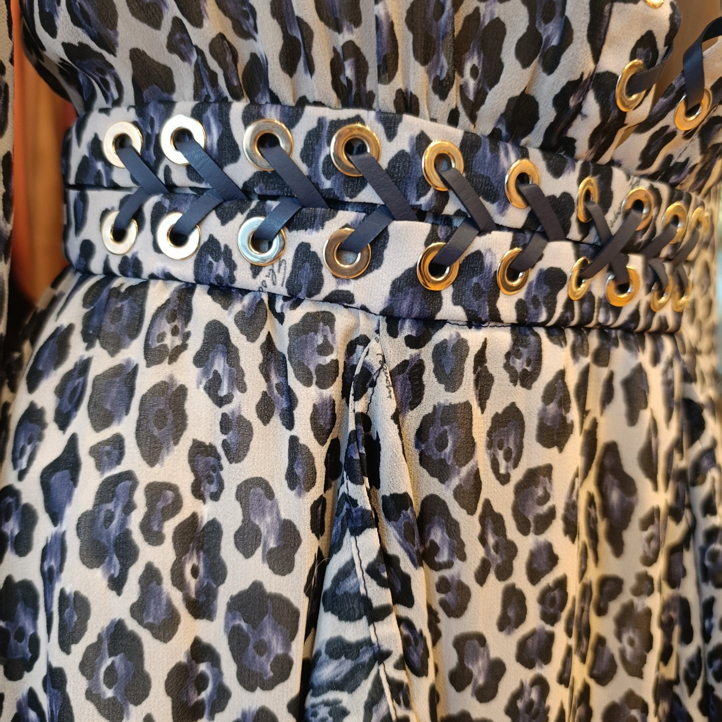 Abito Elisabetta Franchi leopardato tg 40