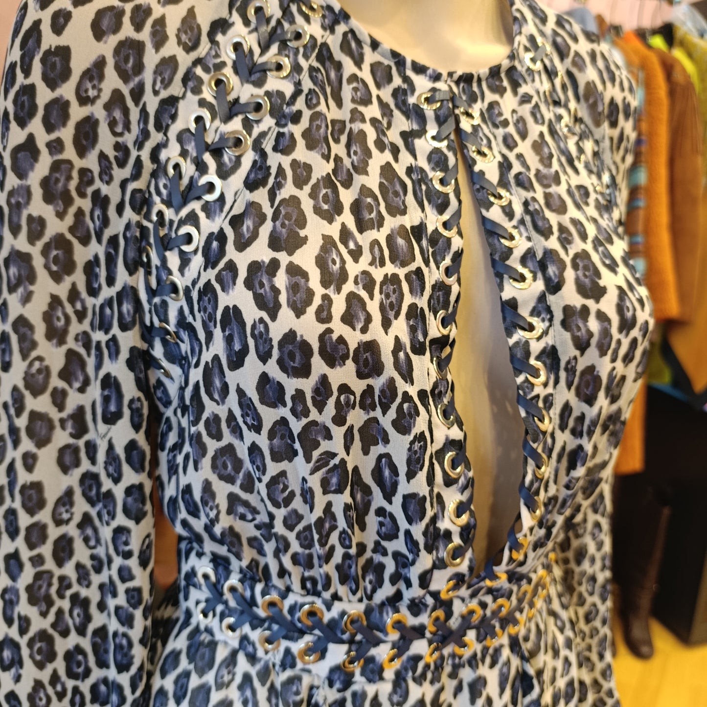 Abito Elisabetta Franchi leopardato tg 40
