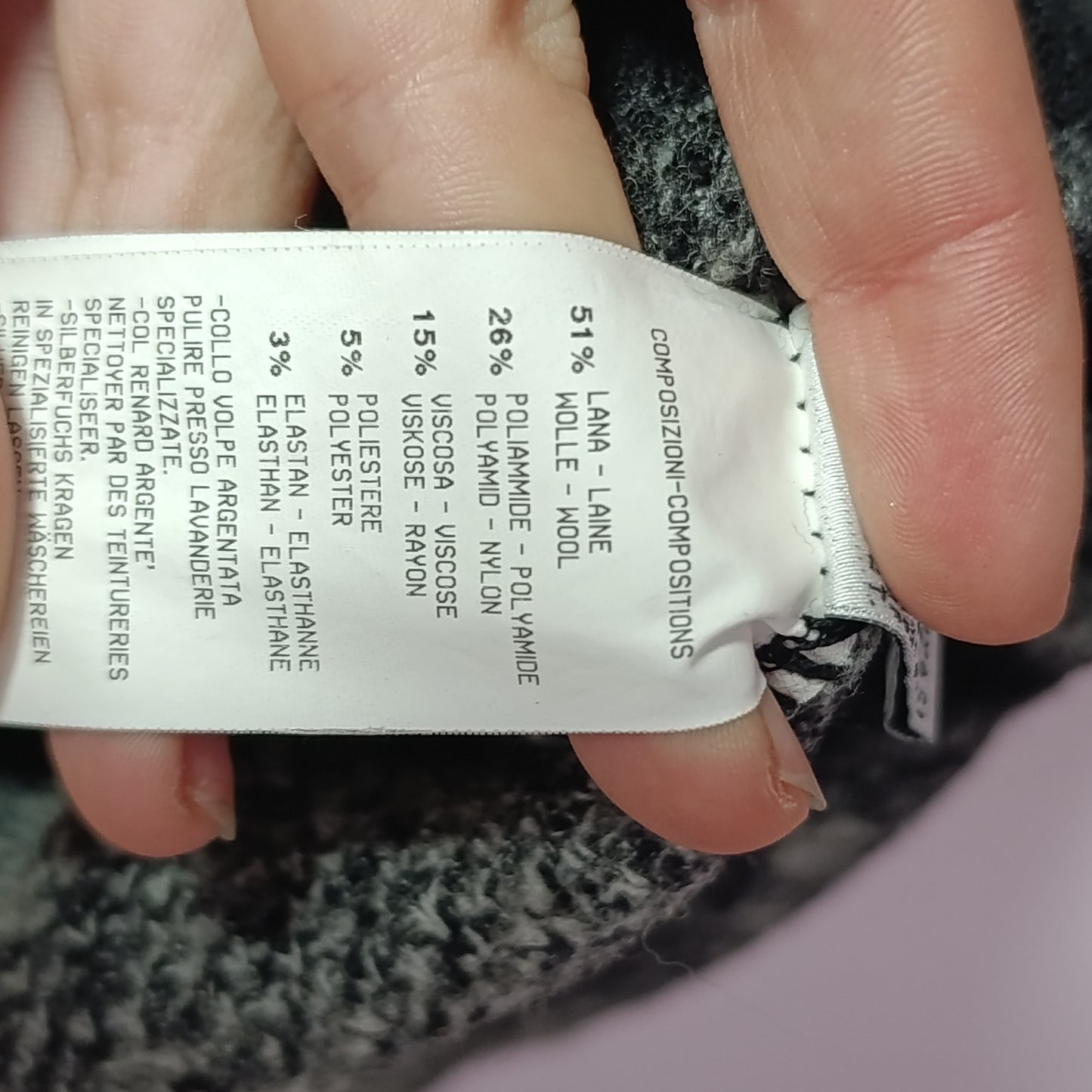 Cappotto grigio/nero Roberto Cavalli tg 44