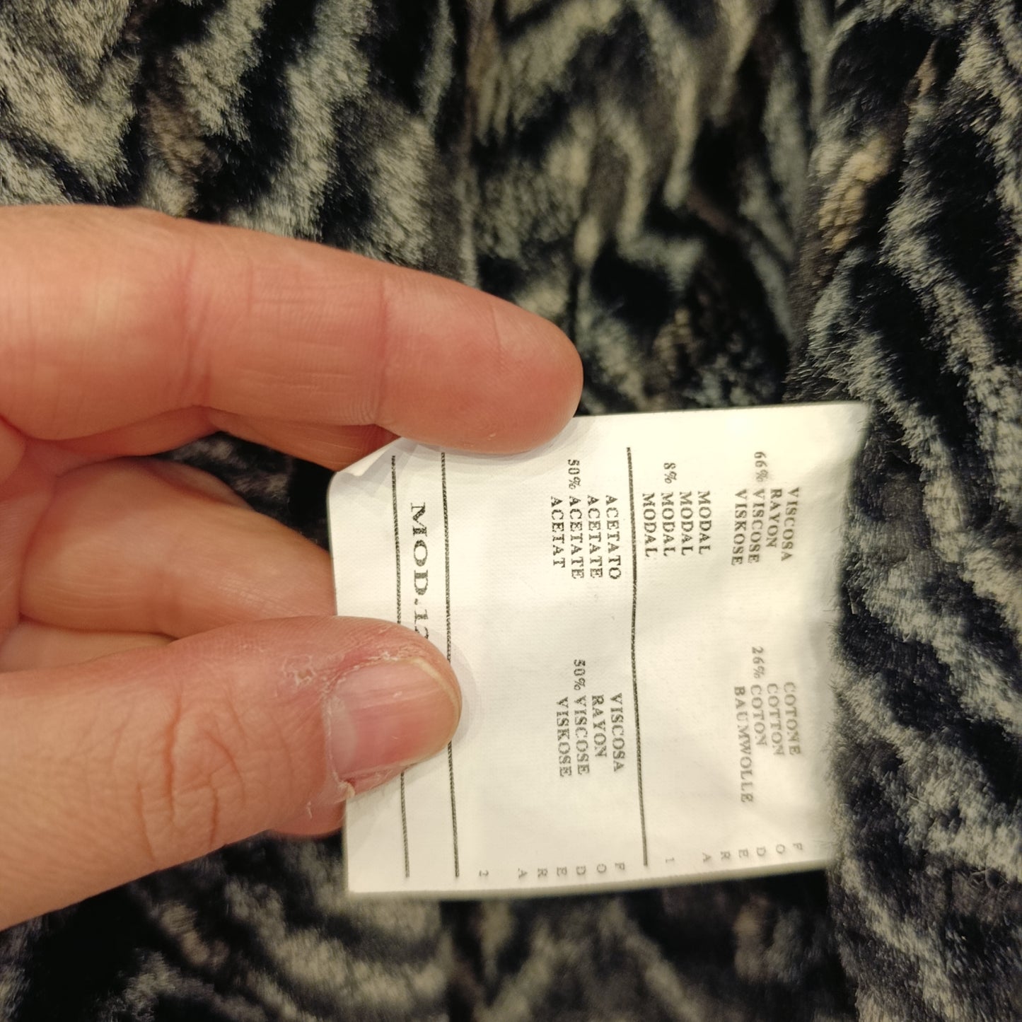 Giubbotto Mabrun pelle tg 44 con inserto