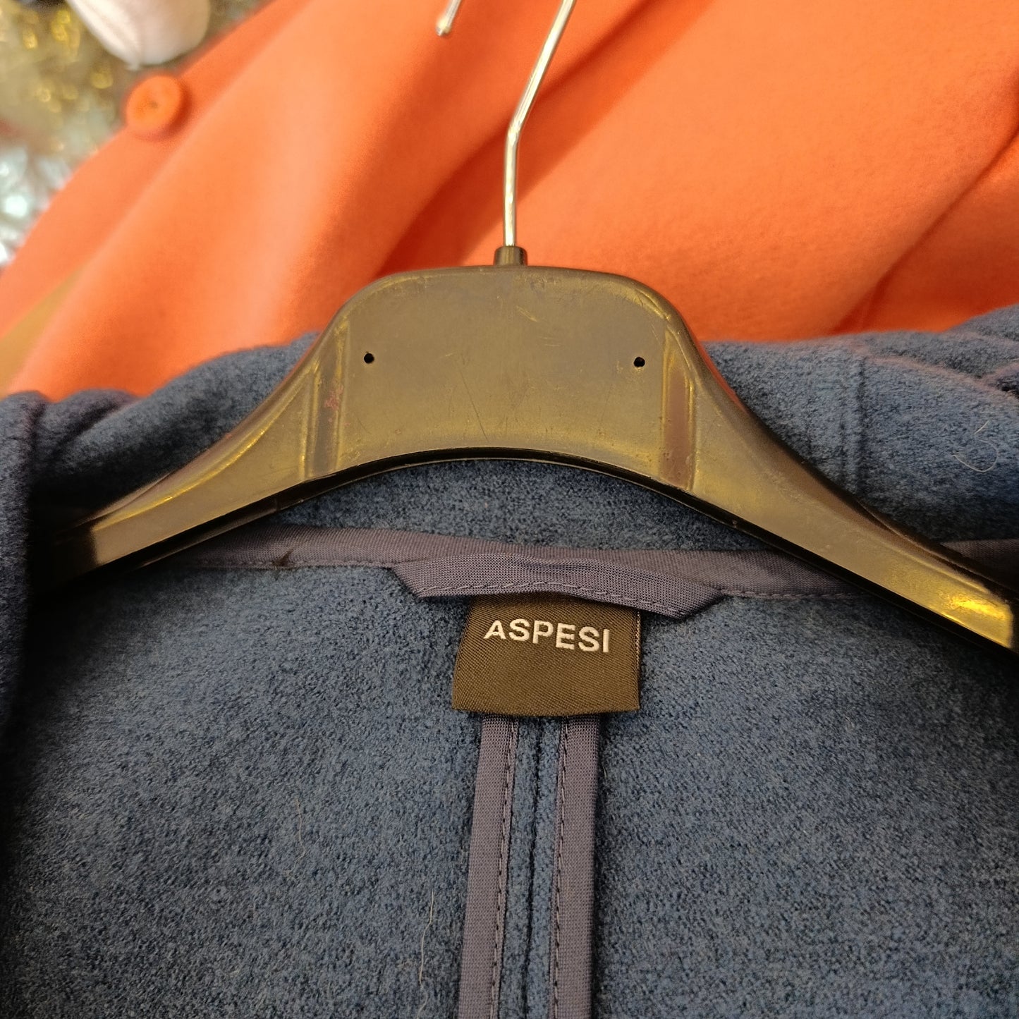 Cappotto Aspesi blu tg L