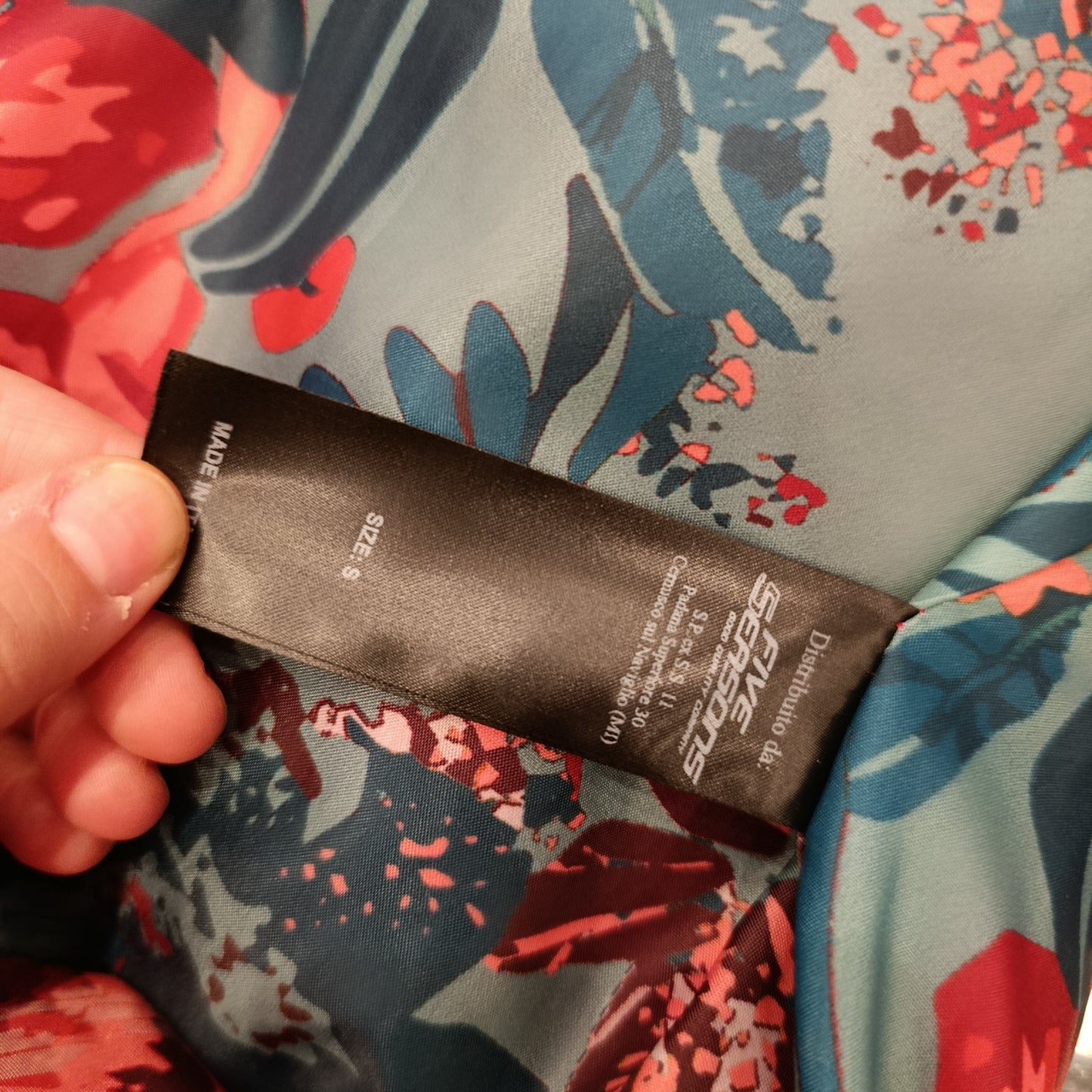 Cappotto rosso Fred Mello tg S