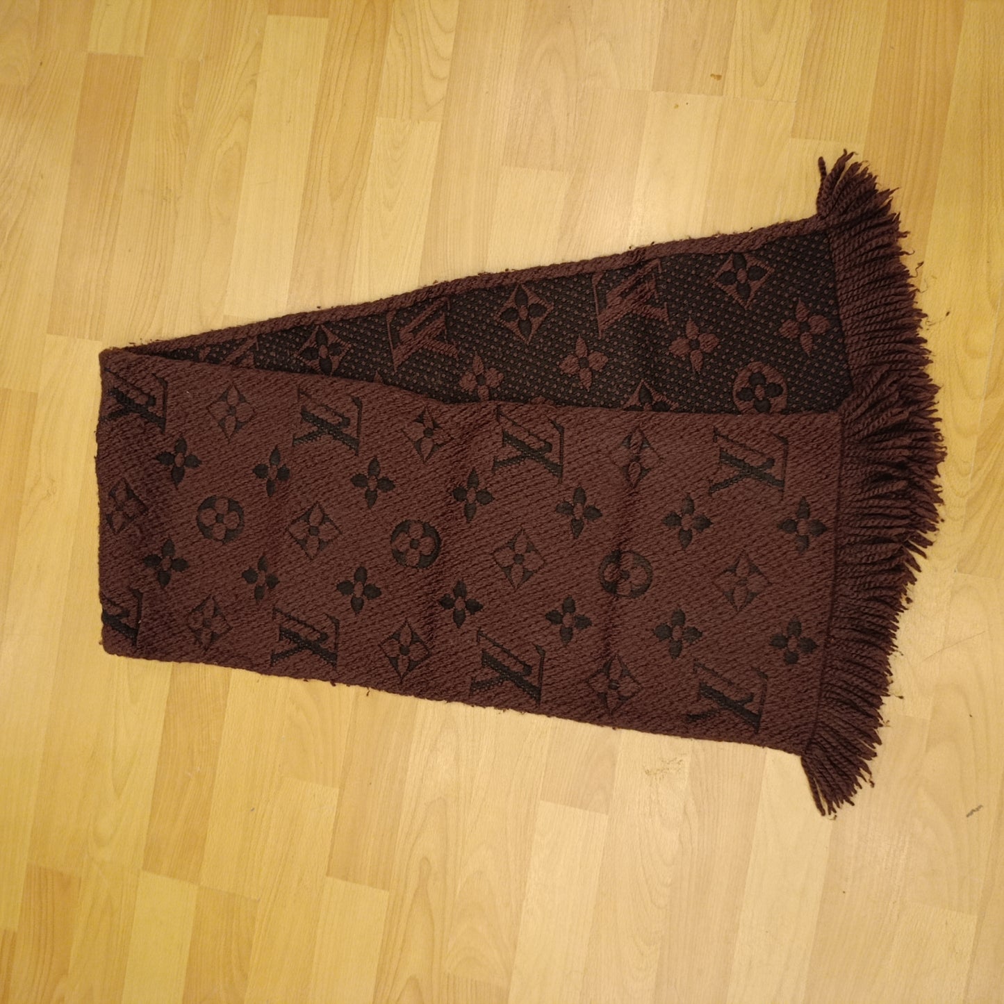 Sciarpa Louis Vuitton marrone