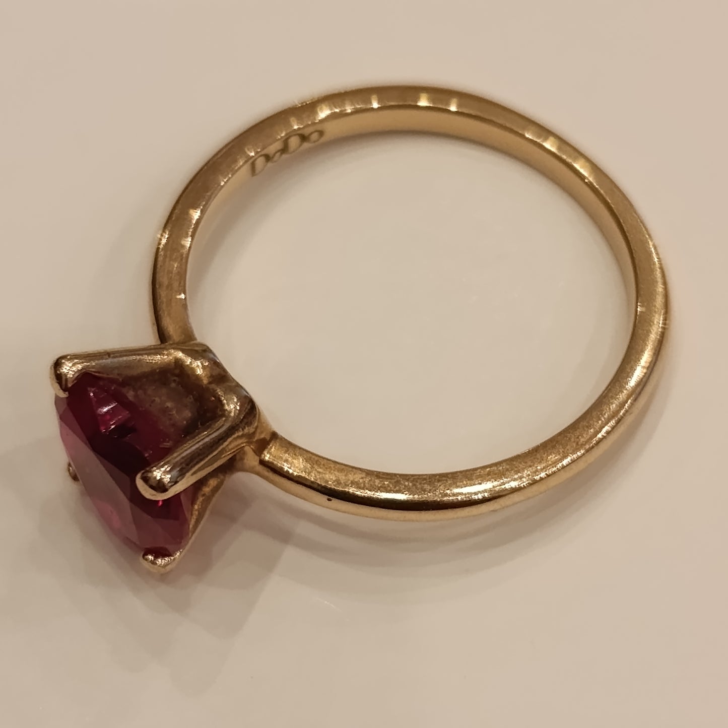 Anello Dodo cuore mis 16