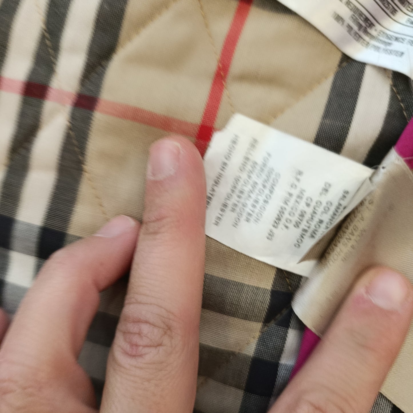 Piumino leggero Burberry tg S