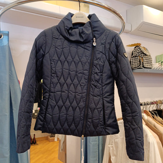 Piumino Armani blu con glitter tg 38