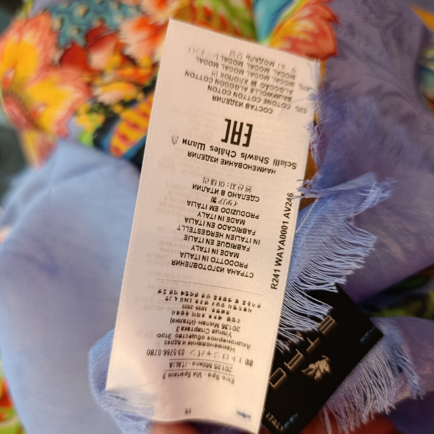 Sciarpa Etro floreale