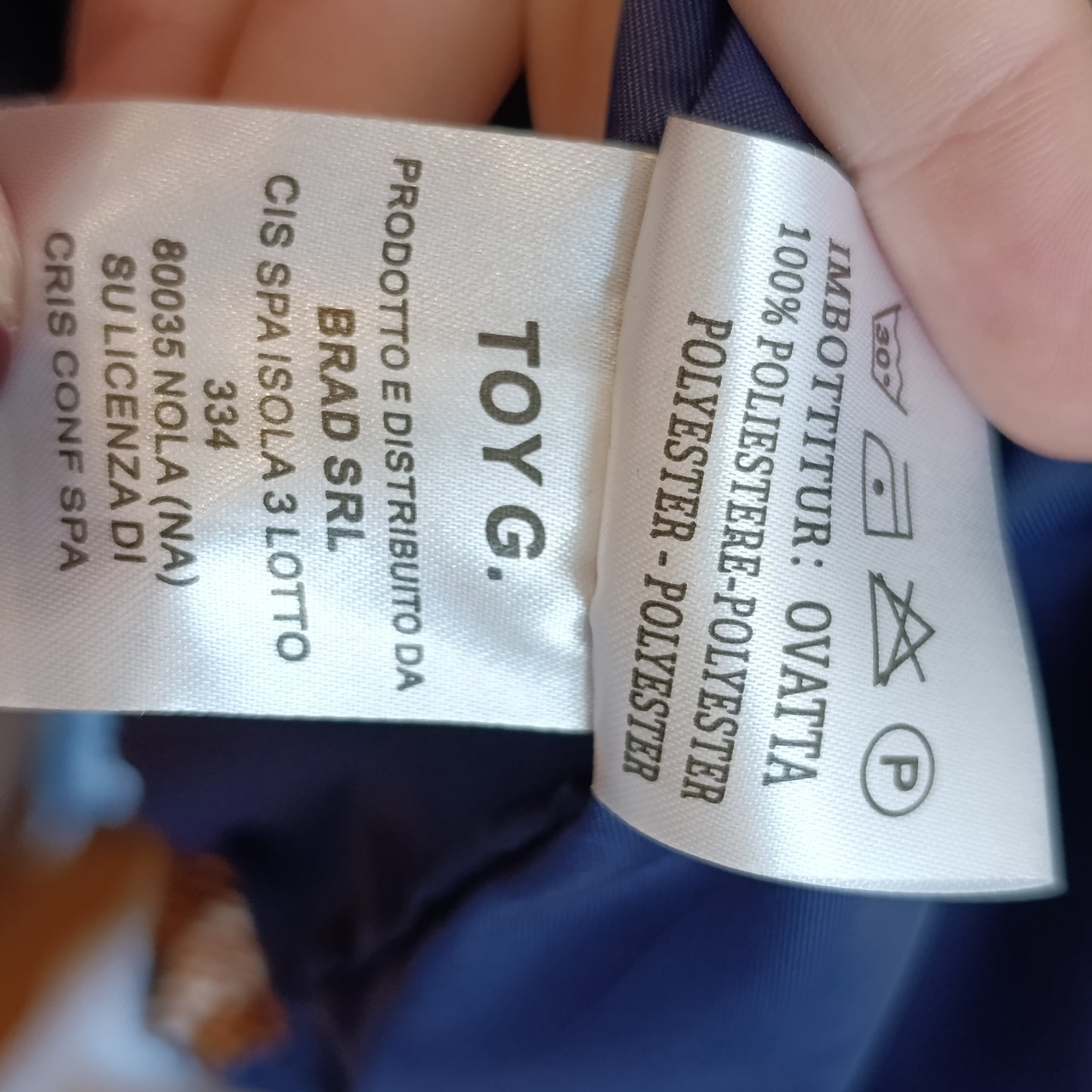 Piumino multicolor Toy G tg M