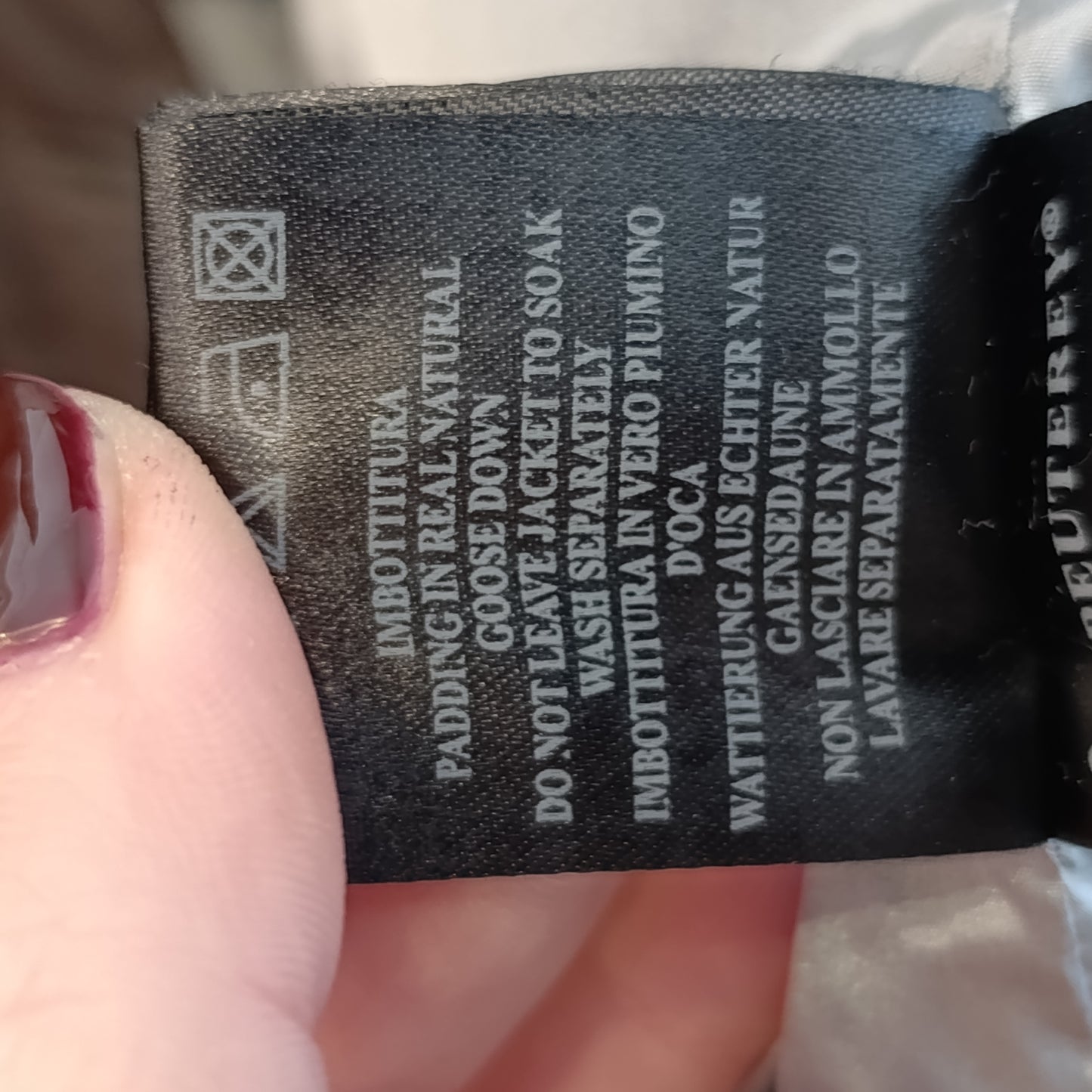 Piumino cioccolato Peuterey tg 46