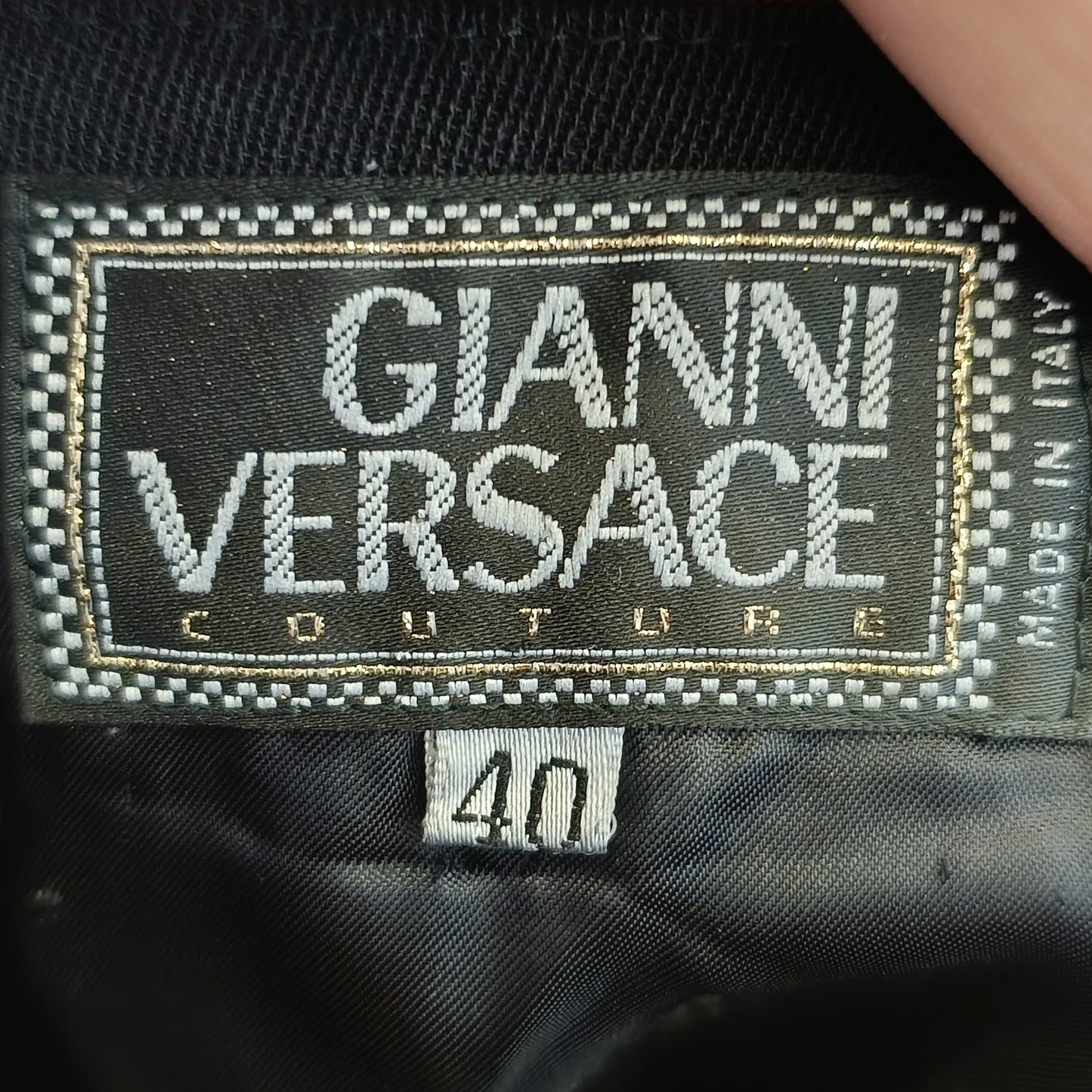 Gonna nera Gianni Versace tg 40