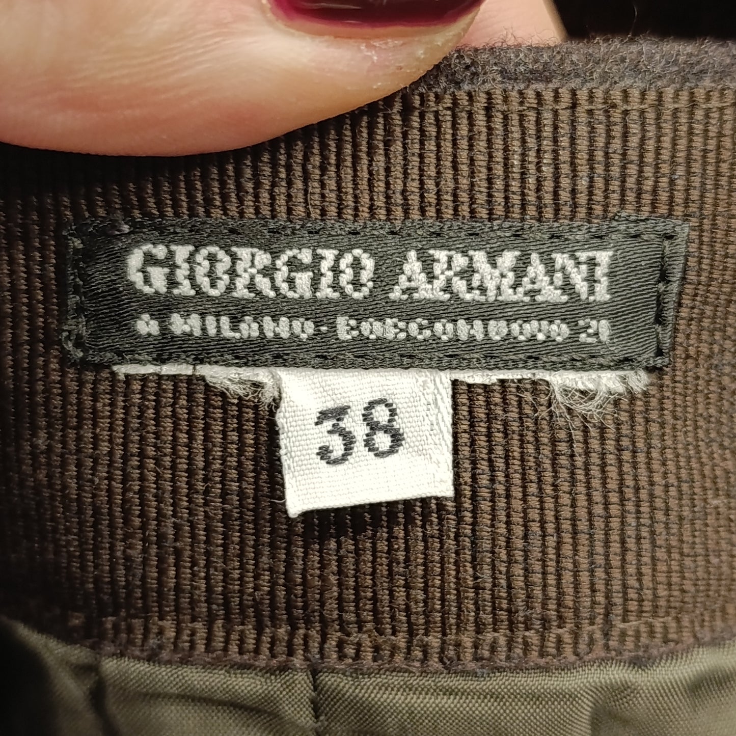 Gonna antracite Giorgio Armani tg 38