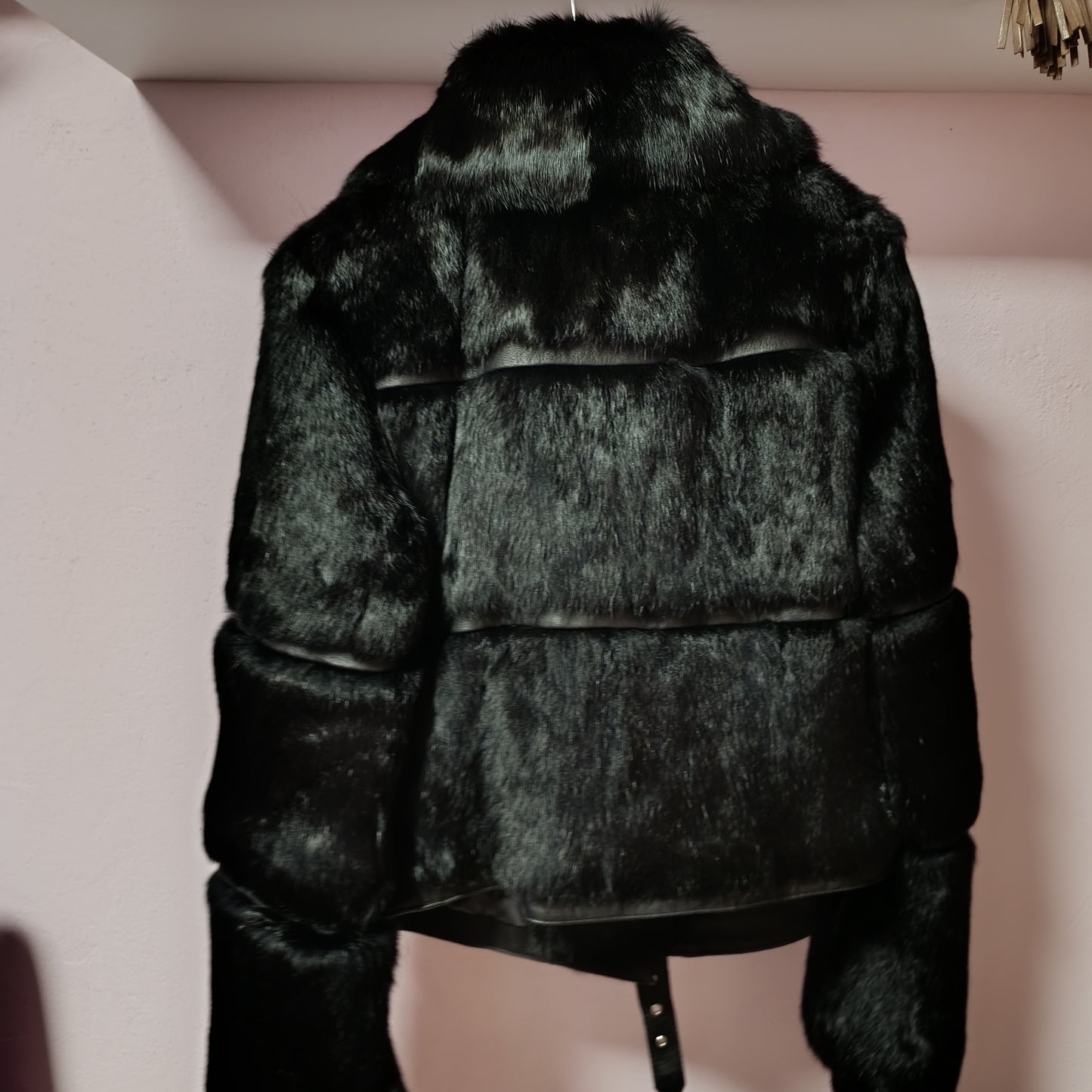 Pelliccia Iblues inserti pelle tg 42