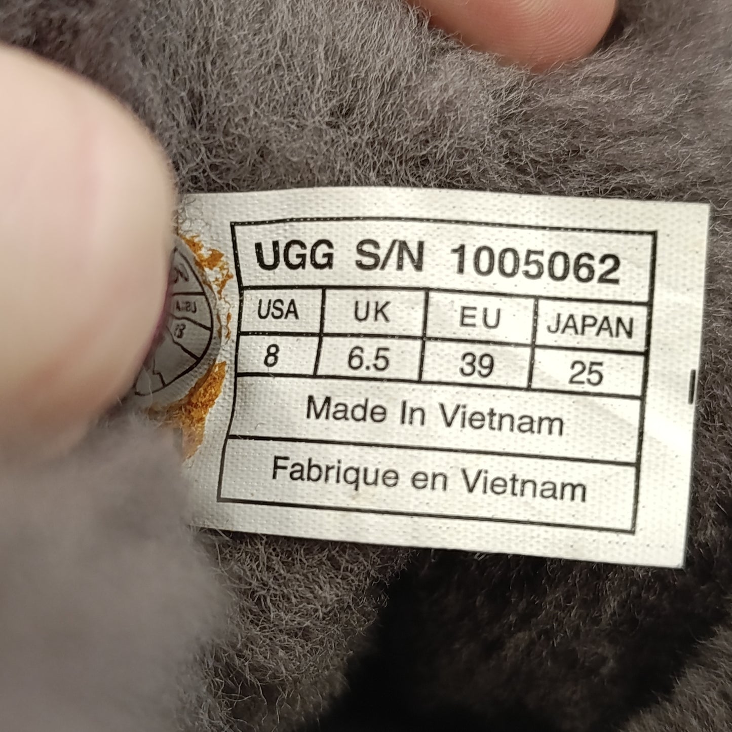 Ugg grigio nr 39