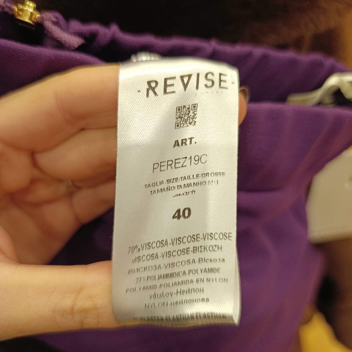 Pantalone viola Revise tg 40