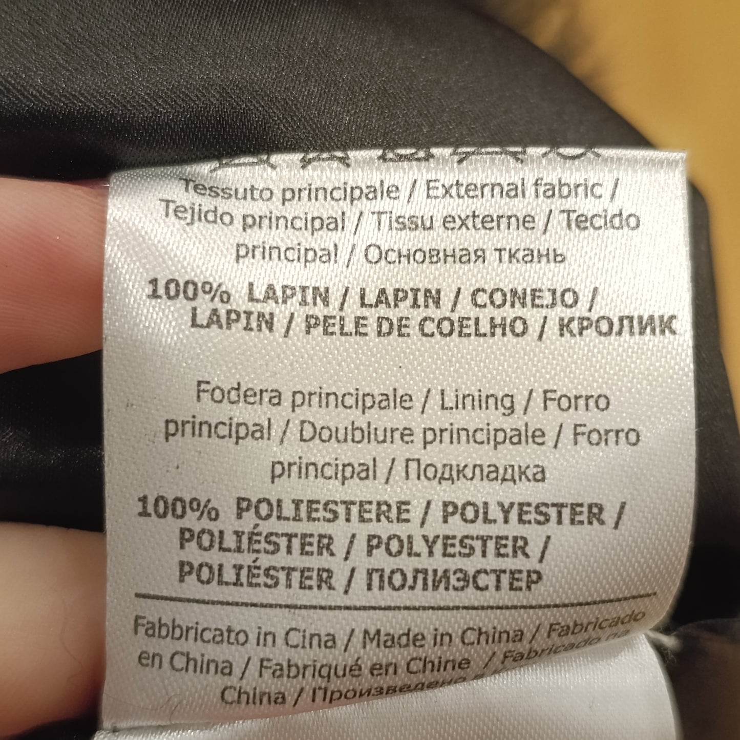 Pelliccia Lapin Twinset tg S