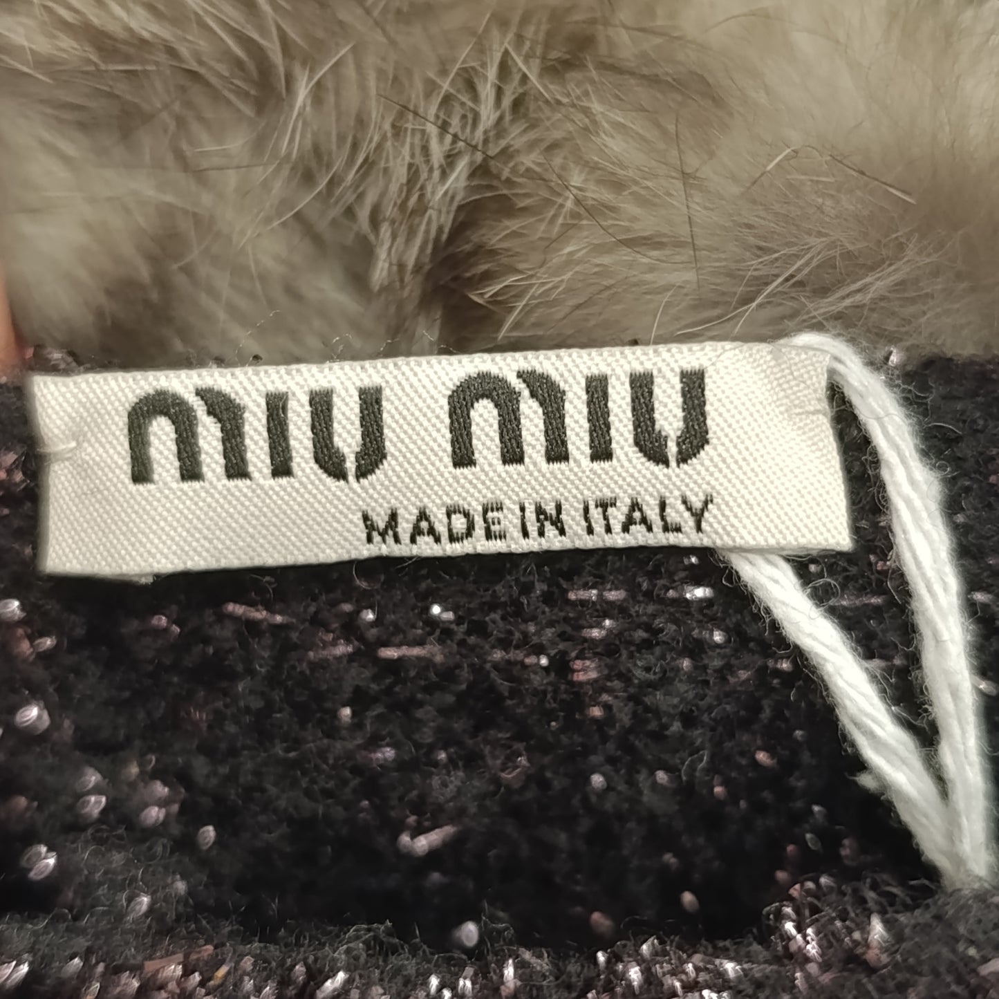 Maglia nera lurex Miu Miu tg S