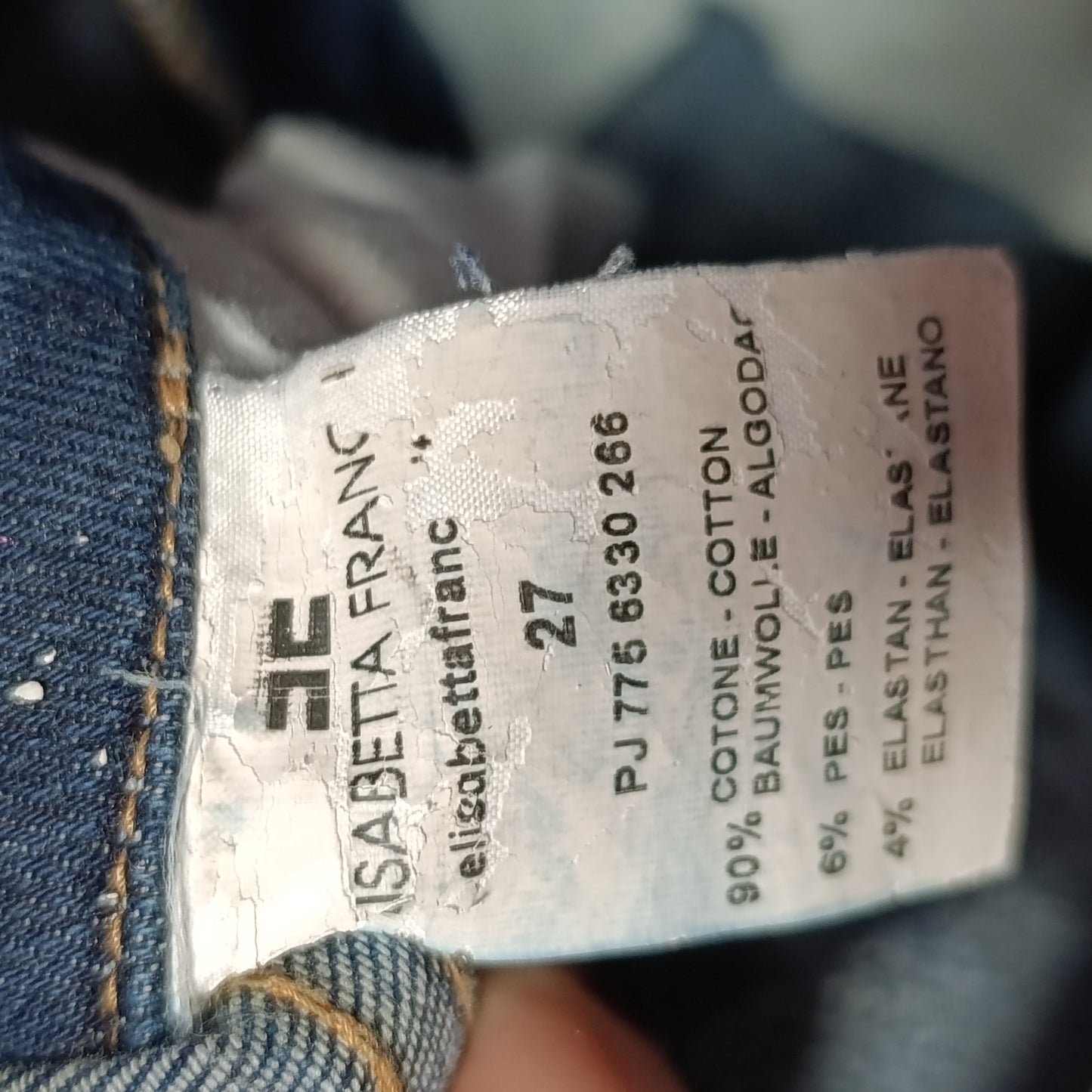 Jeans skinny Elisabetta Franchi tg 27