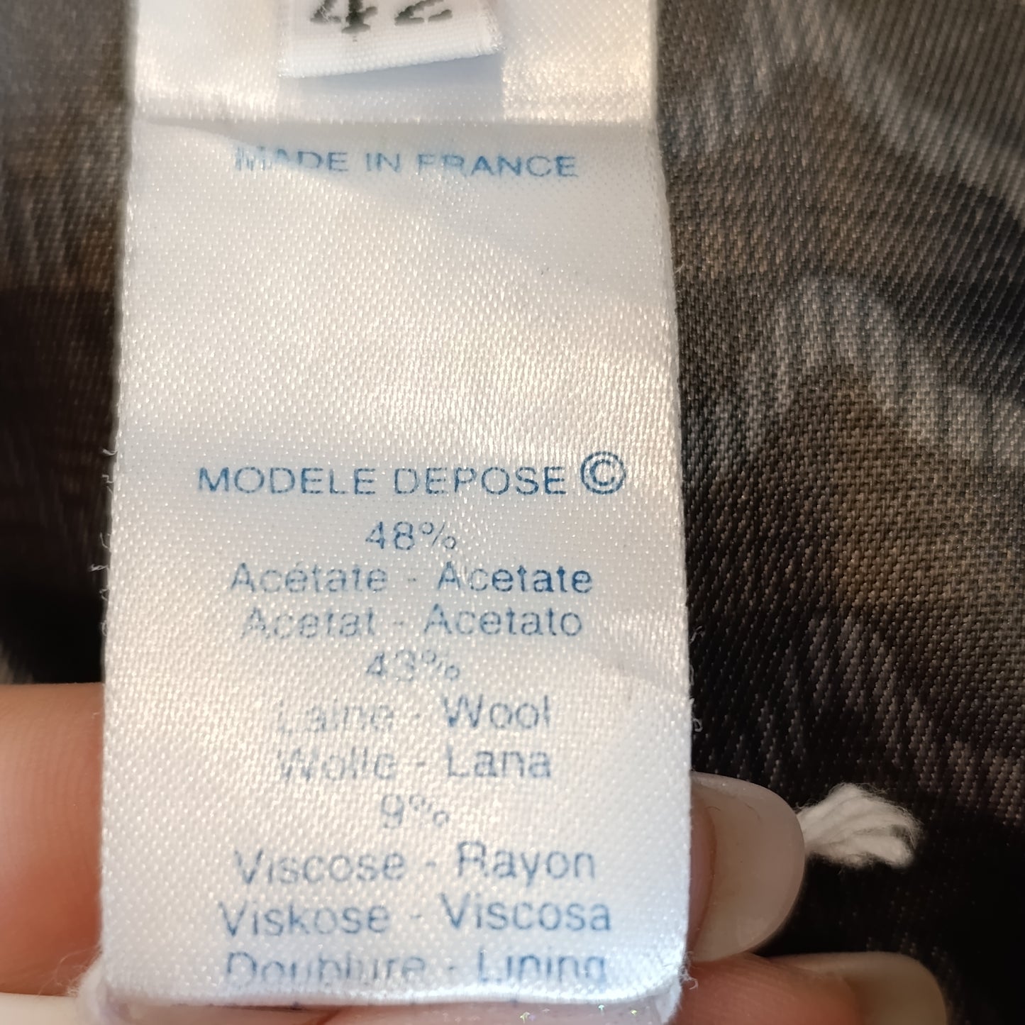 Abito marrone Christian Lacroix tg FR42/IT46