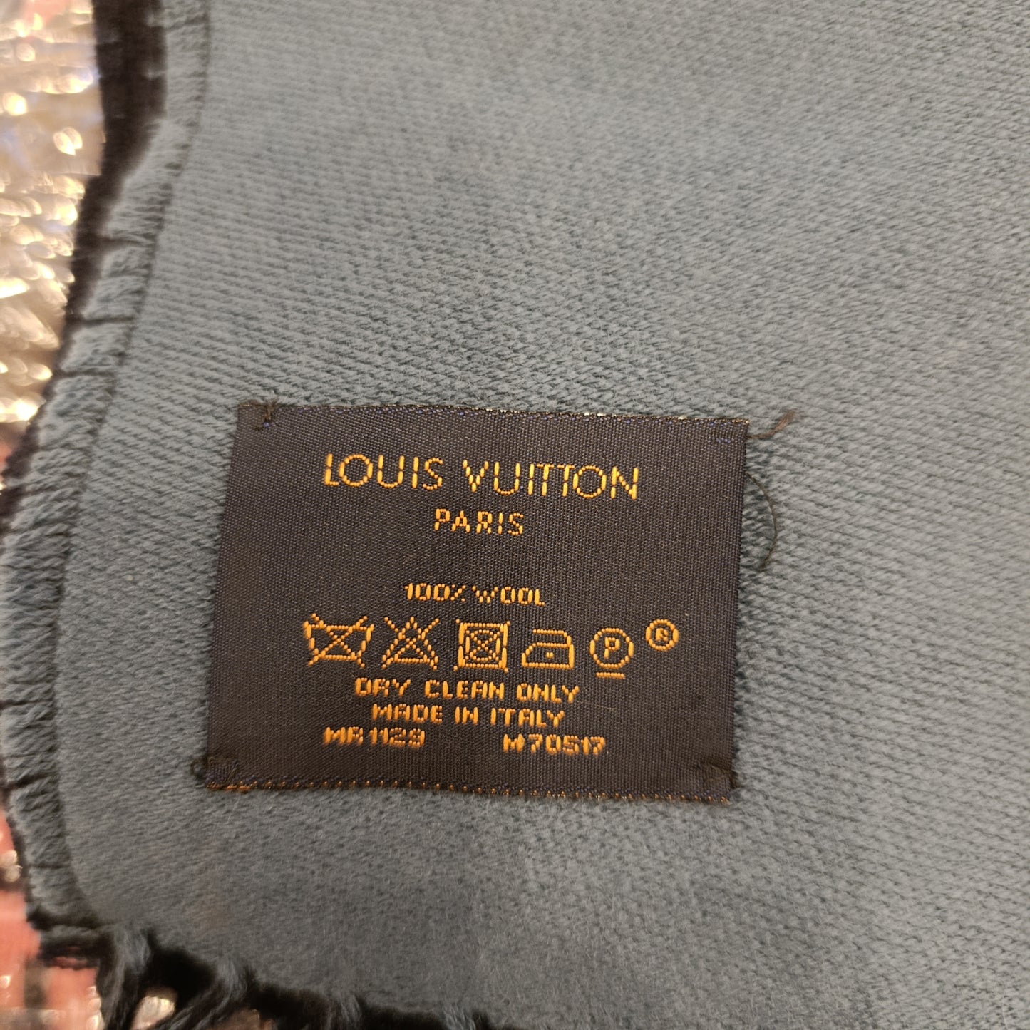 Sciarpa Louis Vuitton blu