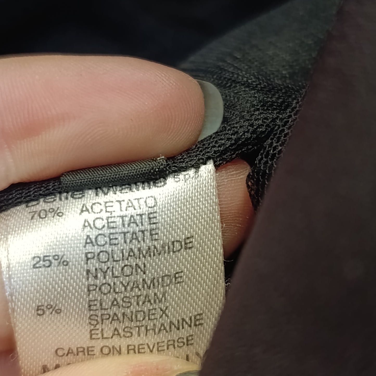 Completo nero Alessandro dell'acqua tg 44