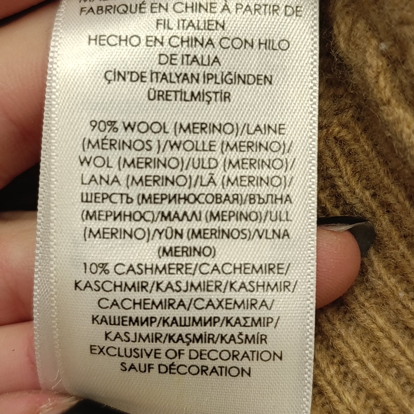 Maglione beige Ralph Lauren tg XS/S