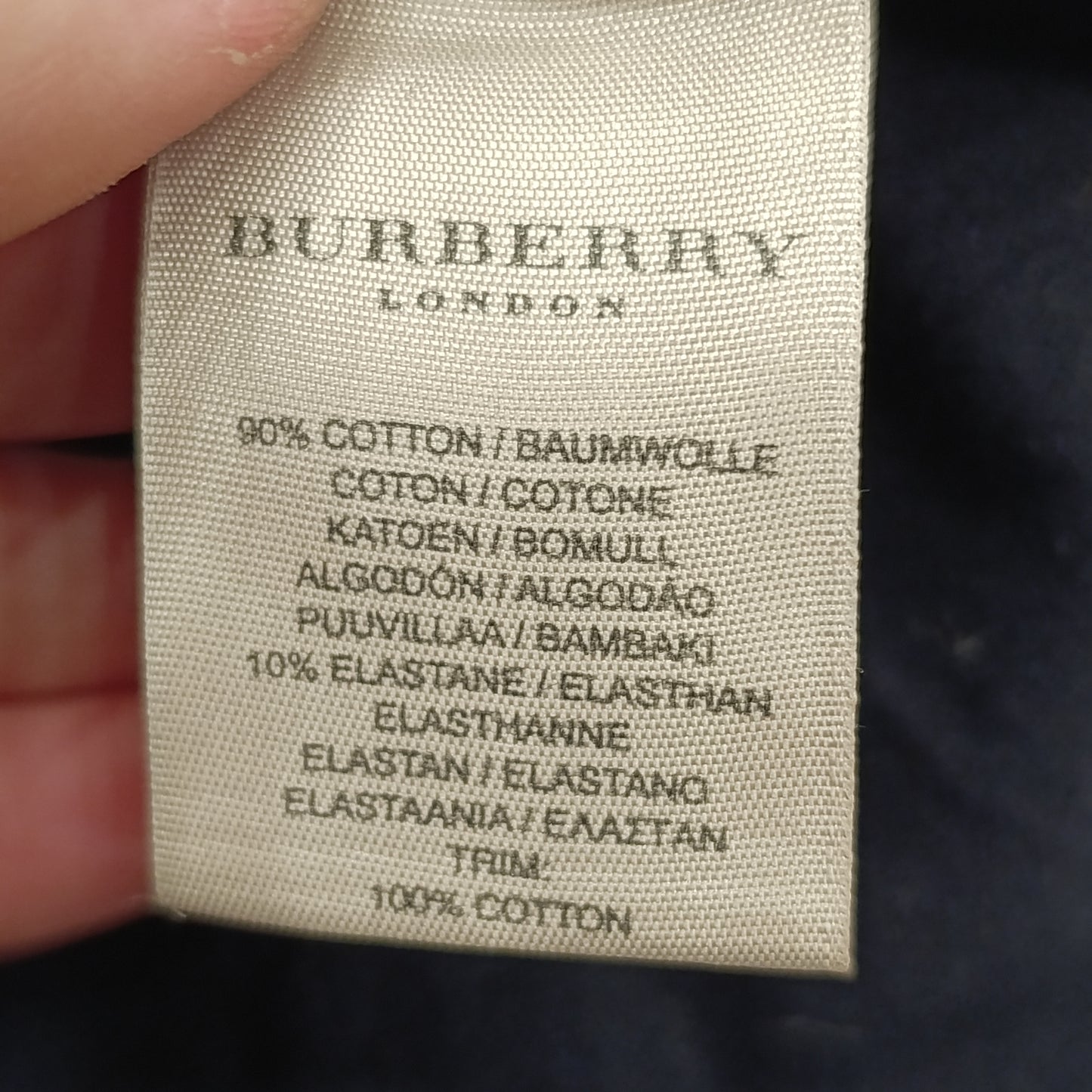 Top Burberry nero tg L