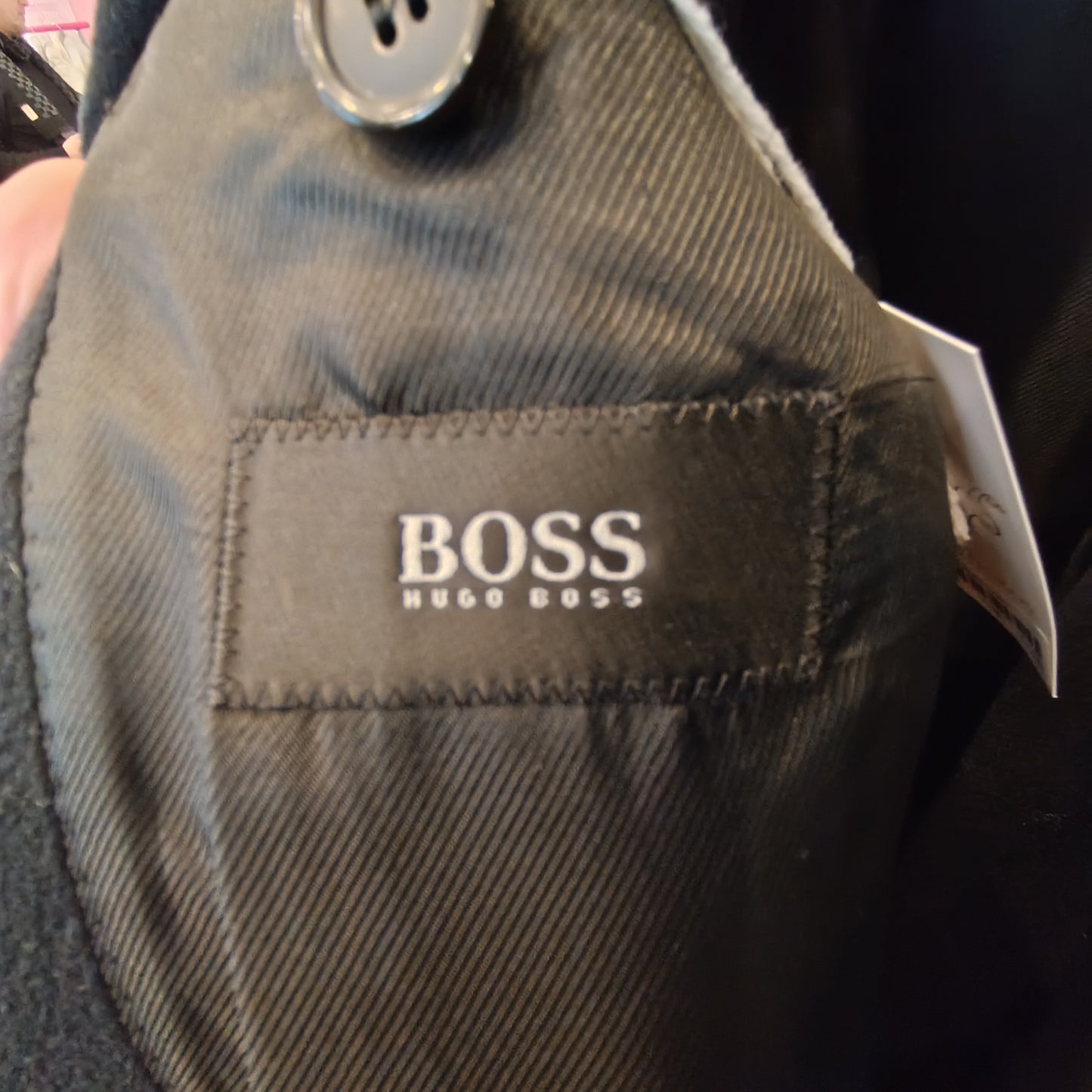 Cappotto nero Boss tg 52
