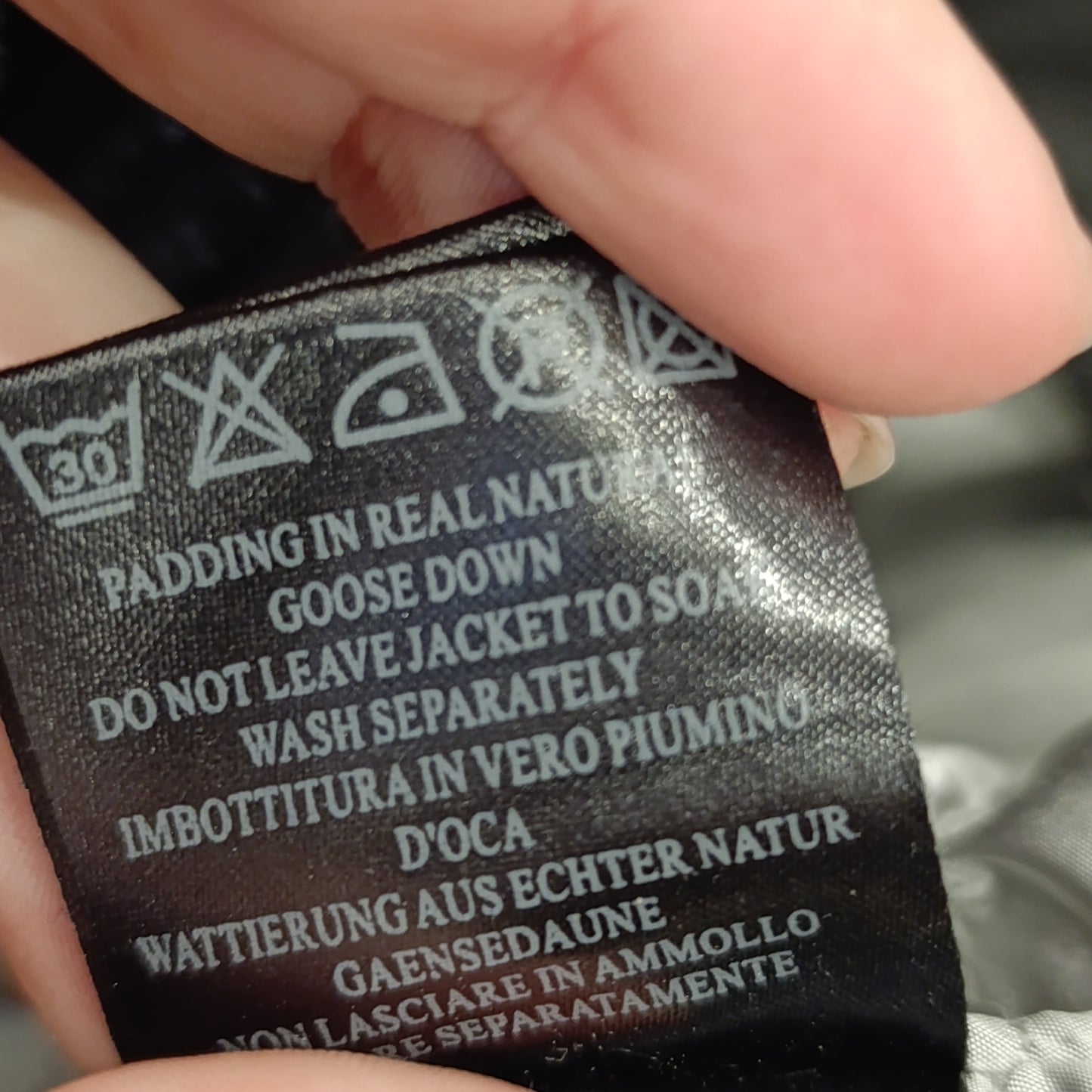 Piumino blu Peuterey tg XL