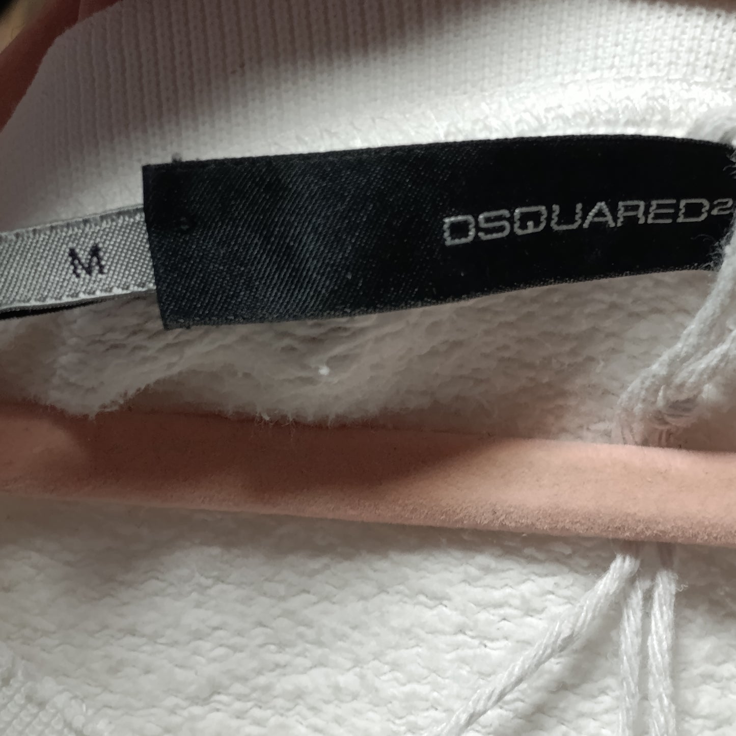 Felpa bianca Dsquared tg M