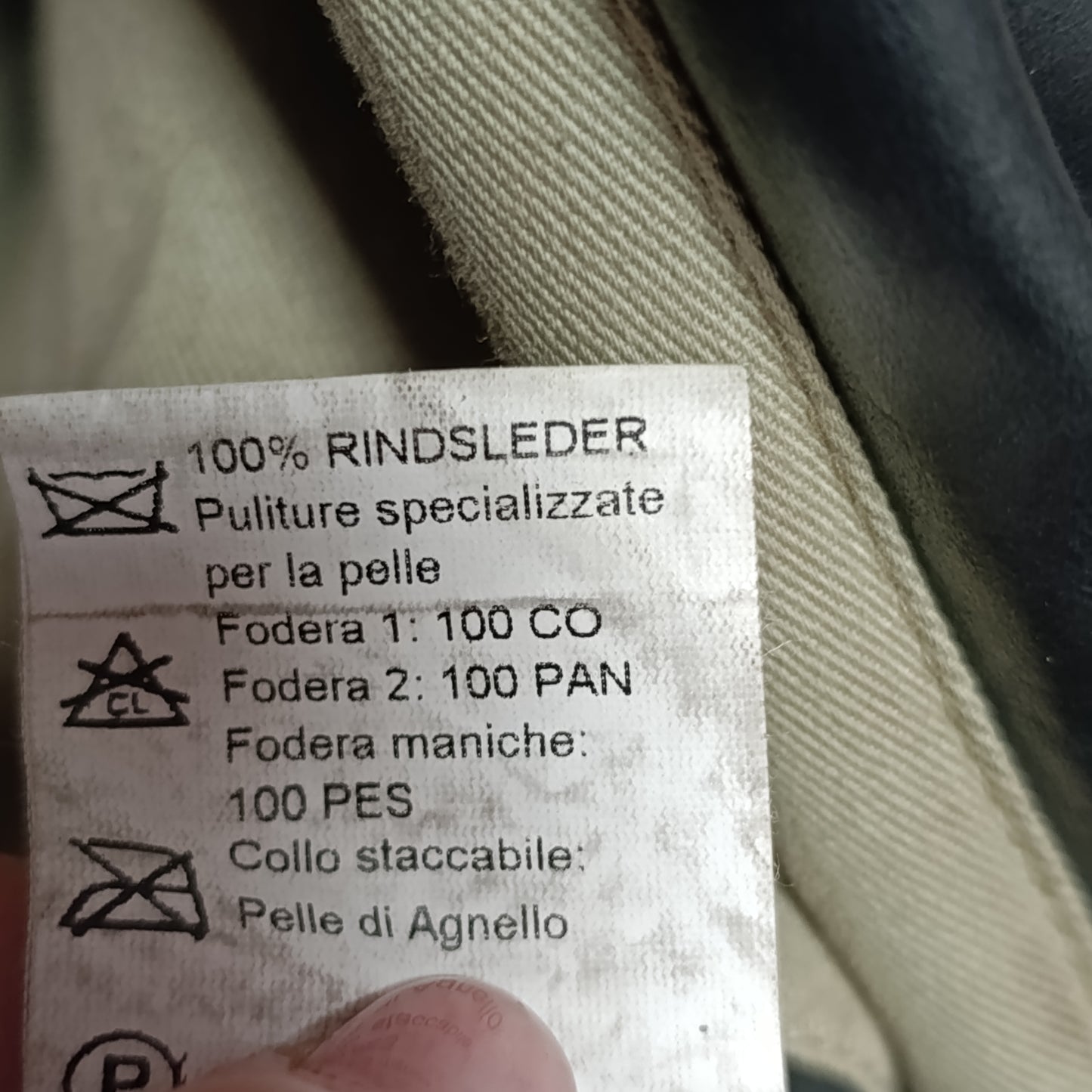 Bomber in pelle Milestone tg 52