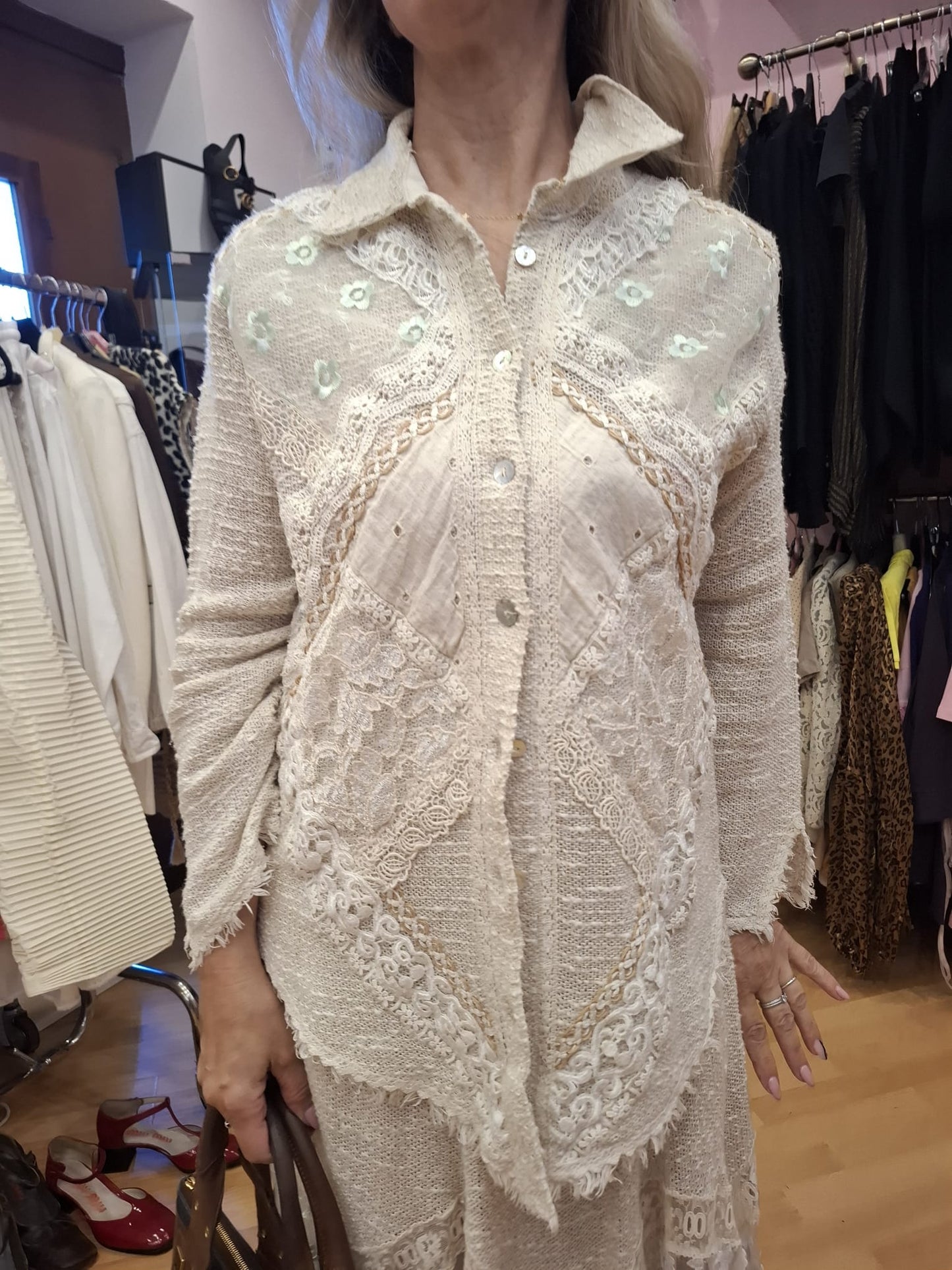 Completo lino vintage tg M