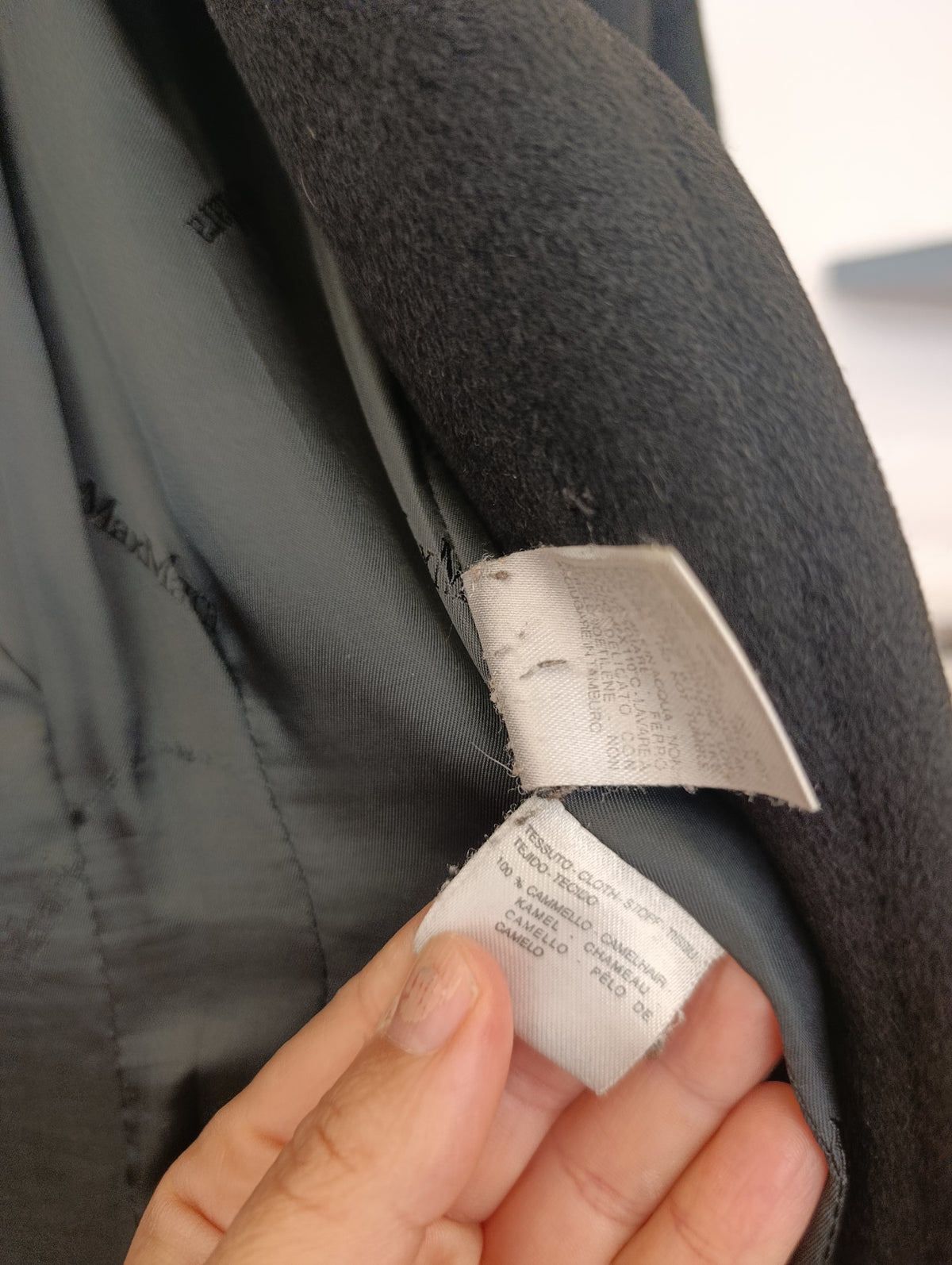 Cappotto MaxMara nero tg 42