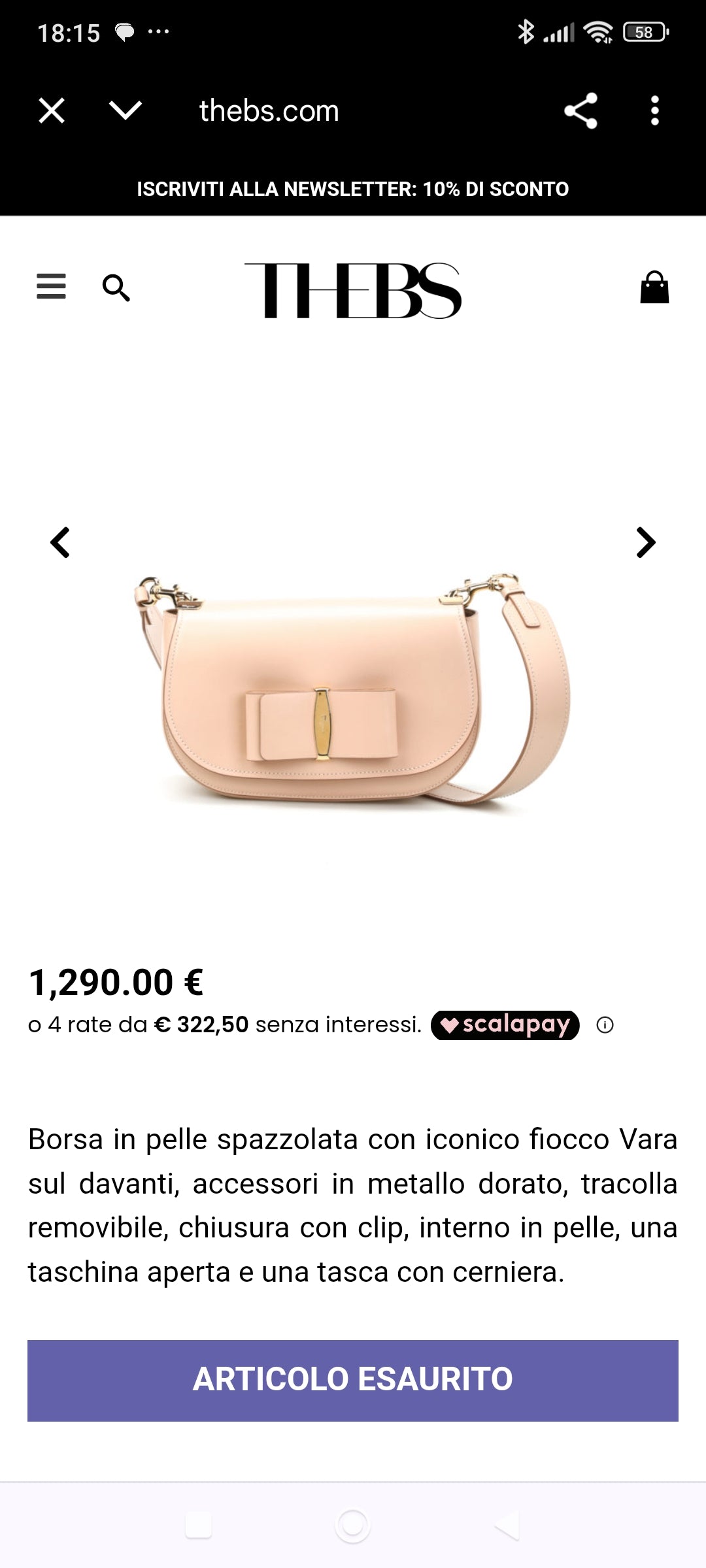 Borsa Salvatore Ferragamo