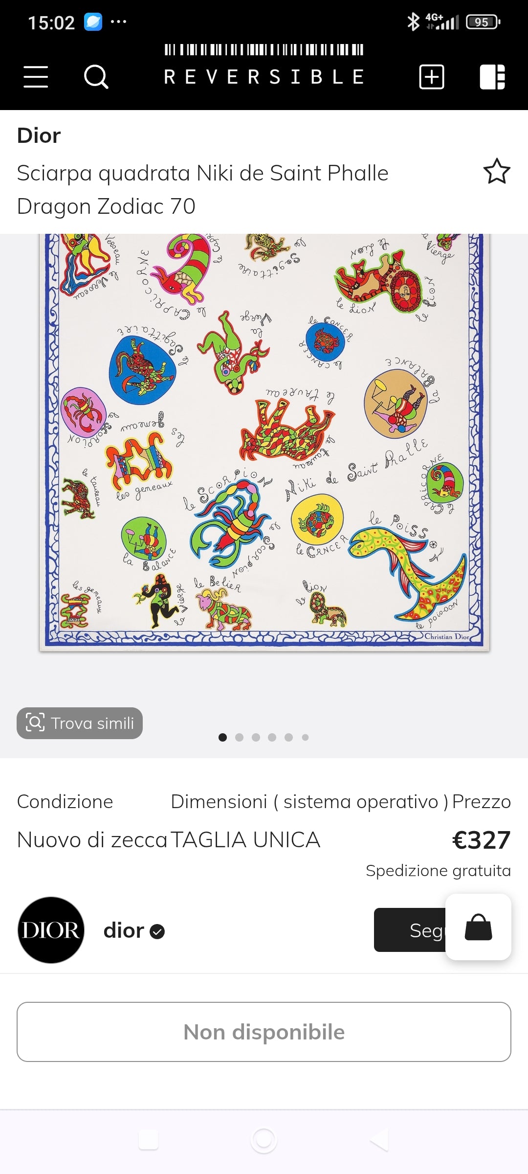 Foulard Dior