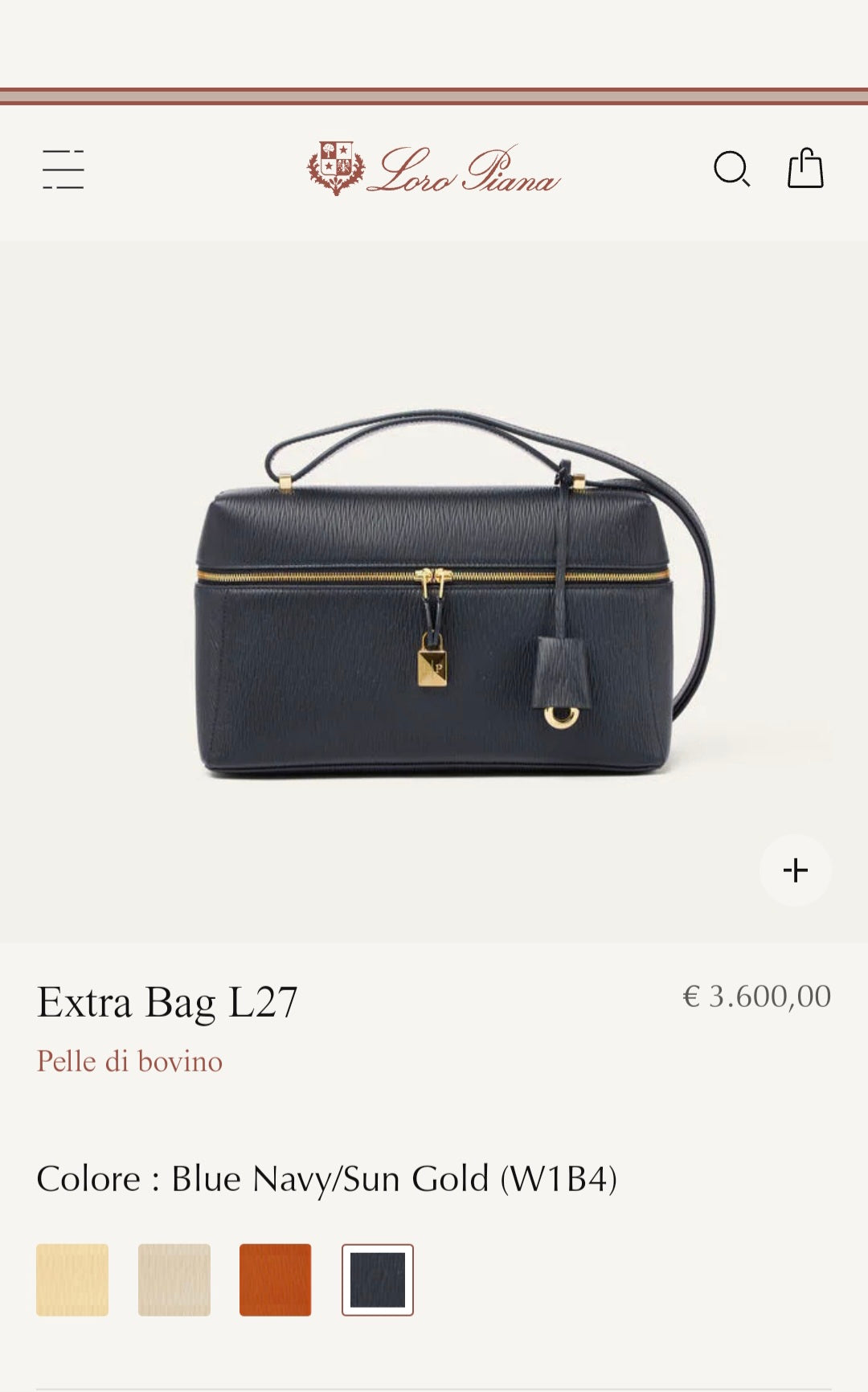 Extra Bag Loro Piana L27