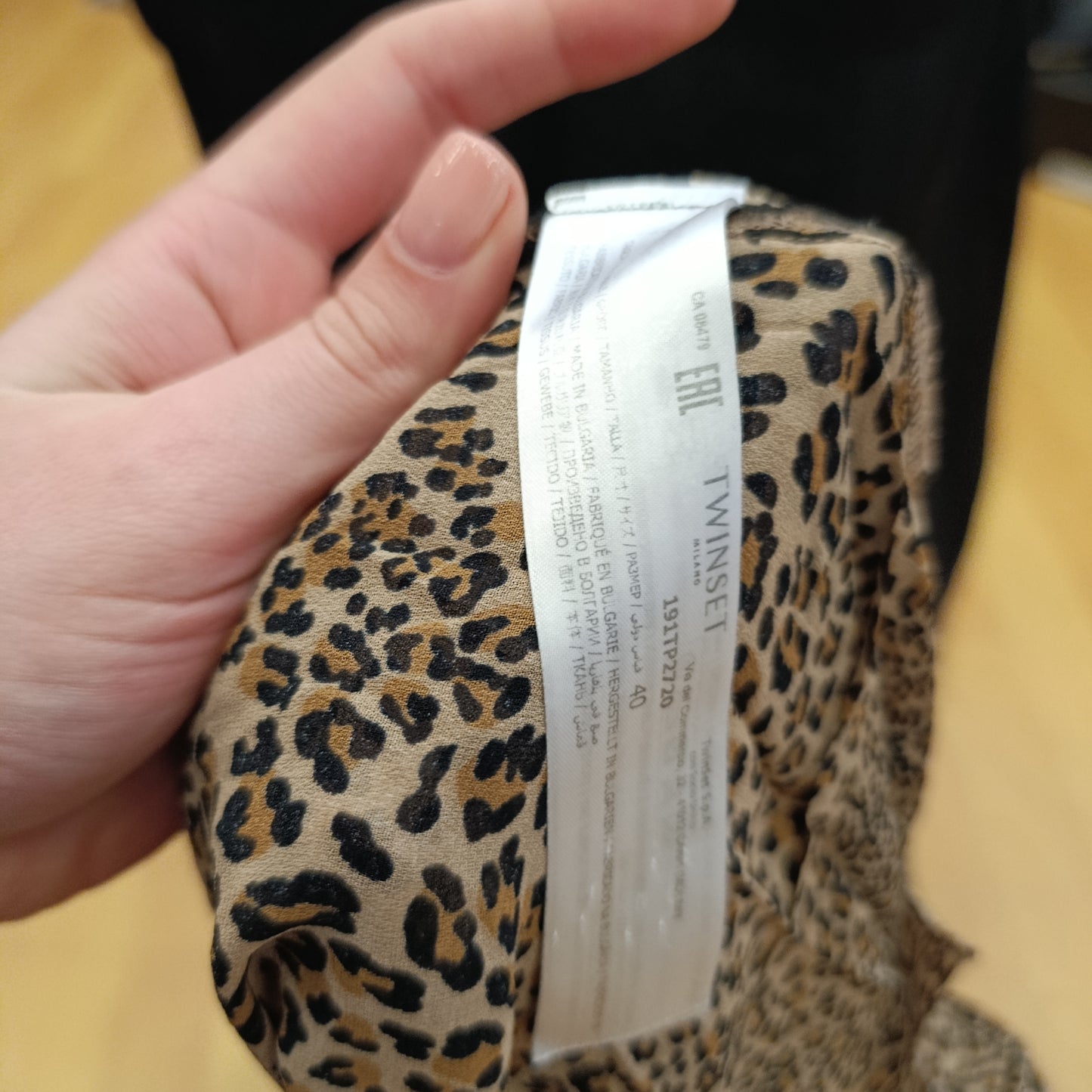 Blusa Leopardata twinset tg 40
