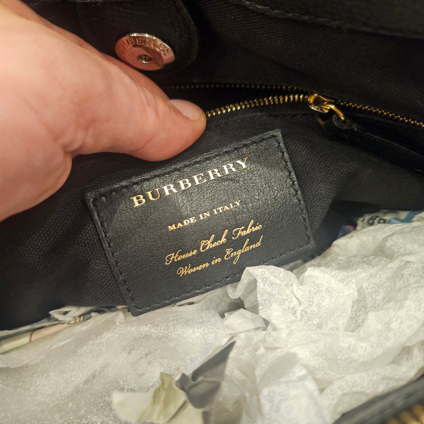 Borsa Burberry nera