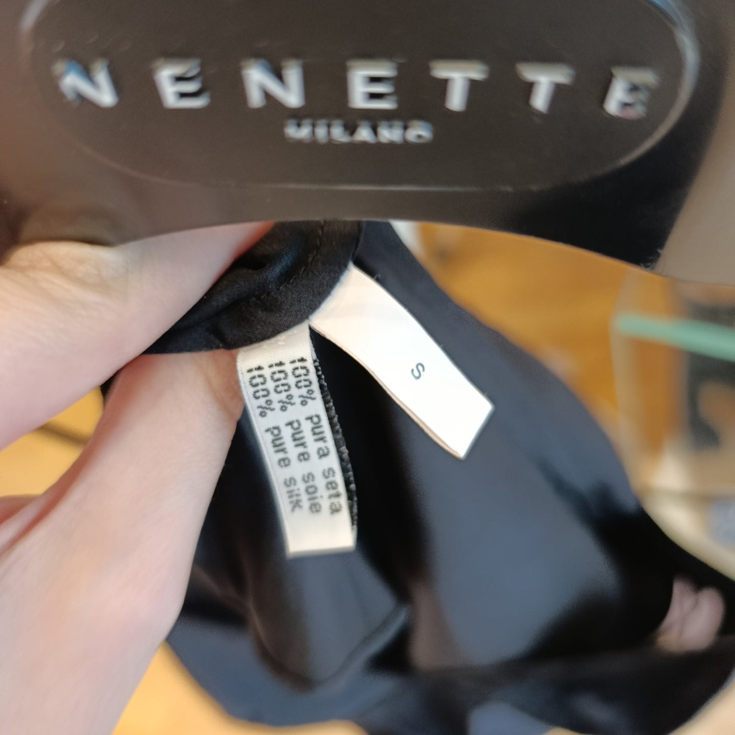 Abito in seta tg 40 nero