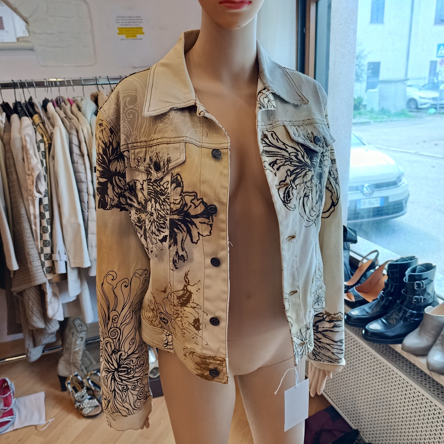 Giacca in denim Roberto Cavalli tg L
