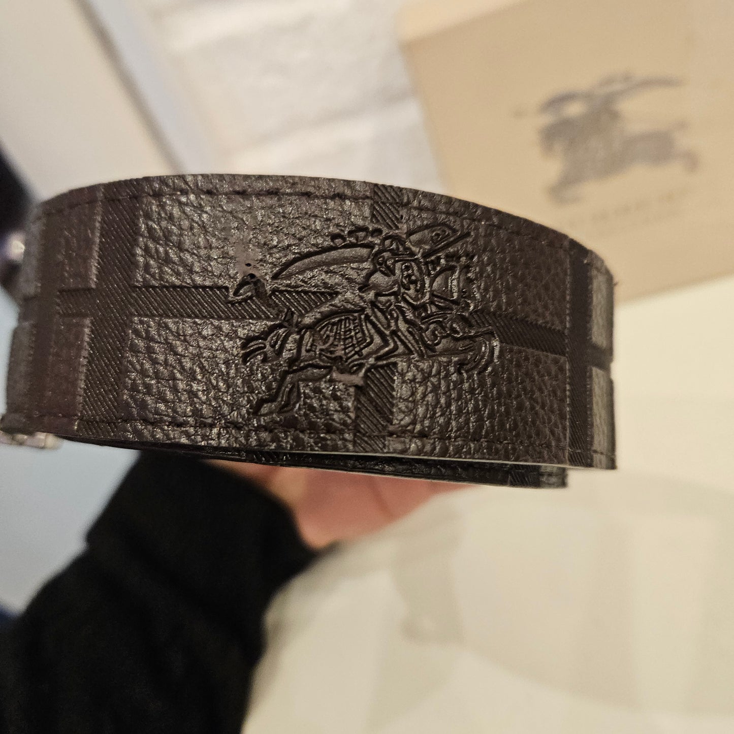 Cintura Burberry double face mis 100