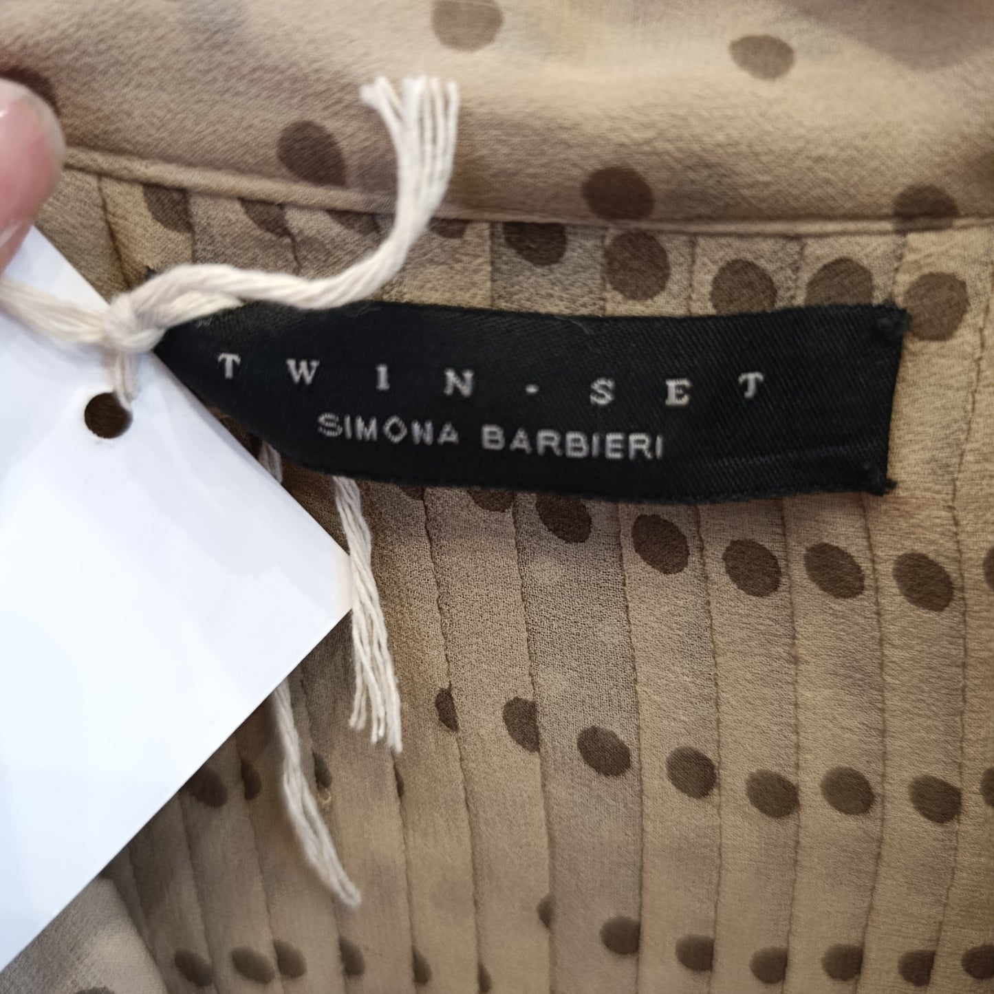 Abito twinset Simona barbieri tg 42/44 misto seta