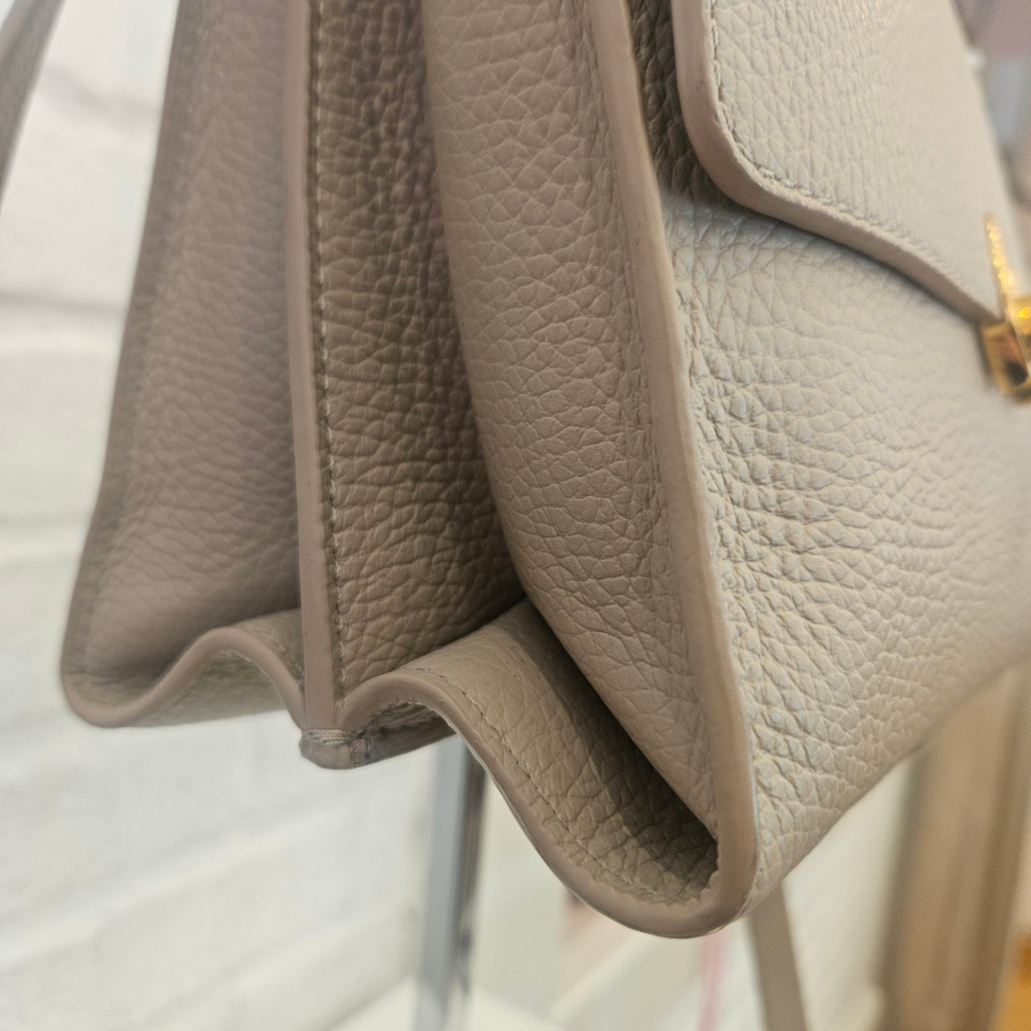 Borsa Coccinelle beige con tracolla